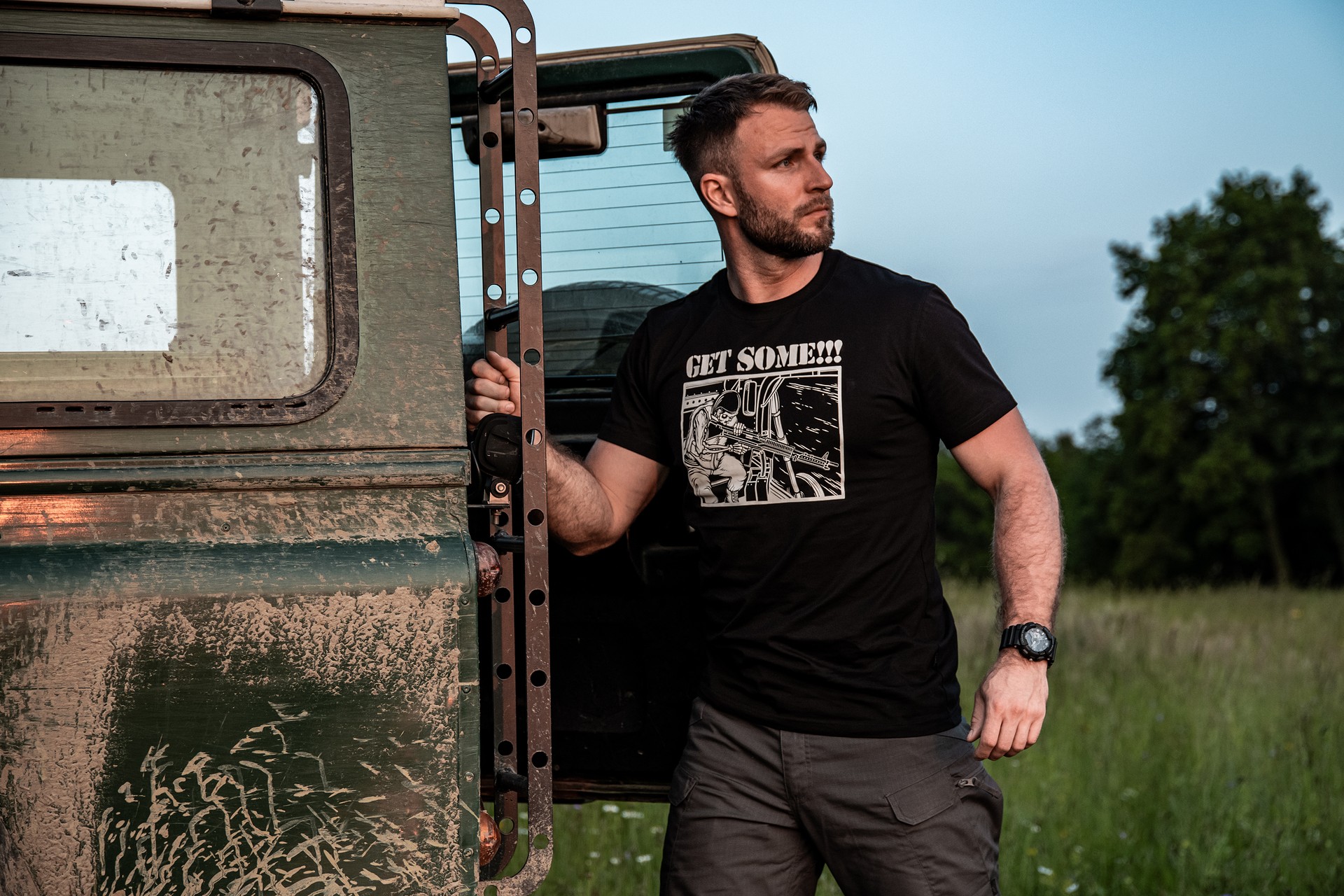 Футболка T-Shirt Helikon Get Some! - Black