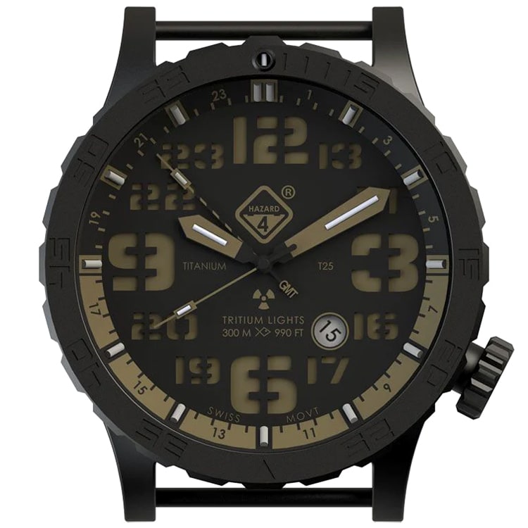 Zegarek Hazard 4 Heavy Water Diver Cavern B GMT - Black/Green