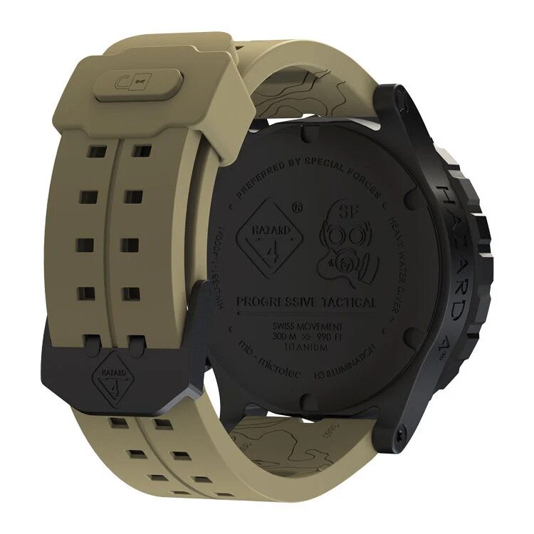 Zegarek Hazard 4 Heavy Water Diver Cavern B GMT - Black/Green