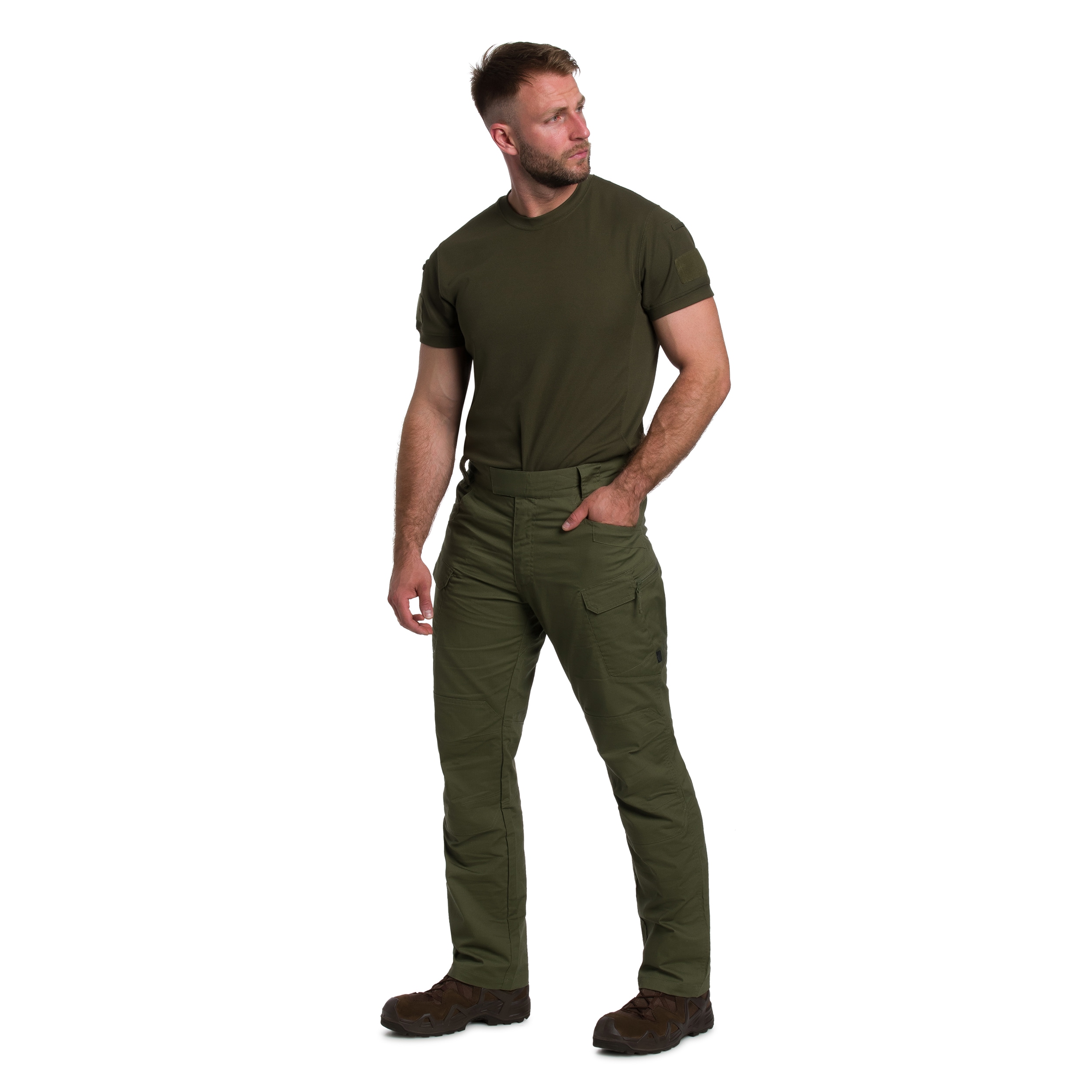 Штани Helikon UTP PolyCotton Stretch Rip-Stop - Olive Green