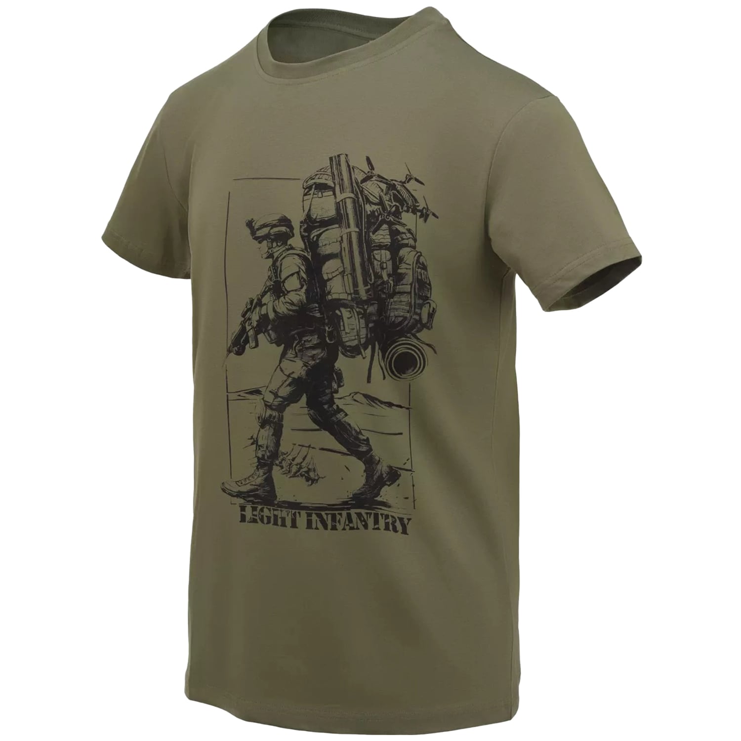 Футболка T-Shirt Helikon Light Infantry - Olive Green