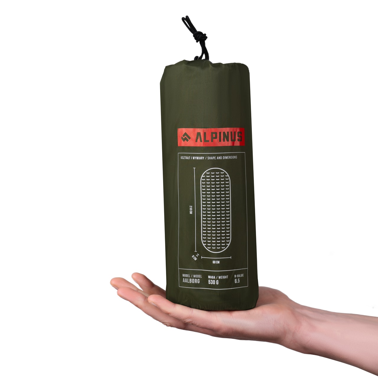 Односпальний матрац Alpinus Aalborg - Зелений