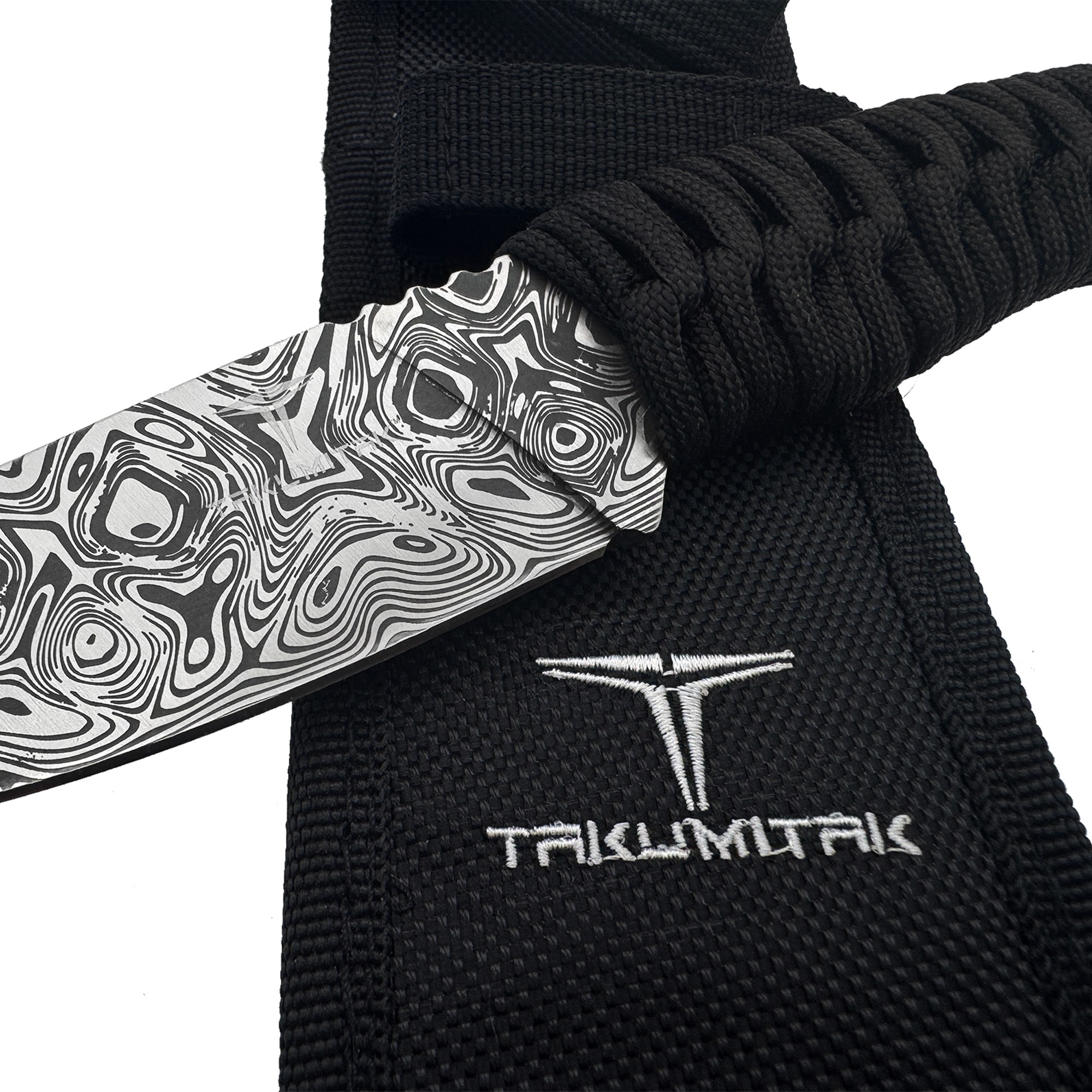 Nóż Takumitak Nighthawk - Damascus/Black
