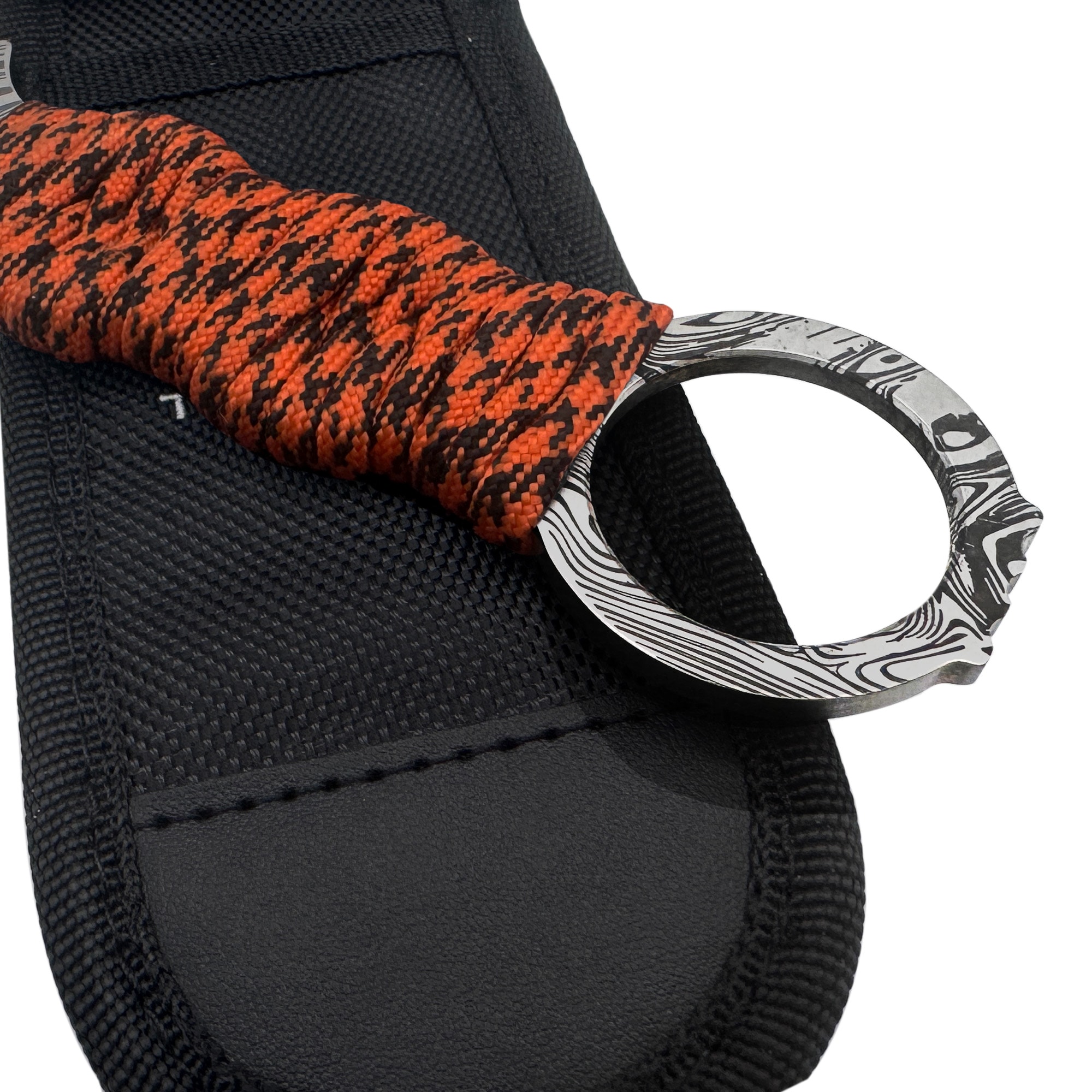 Ніж Takumitak Defender - Damascus/Orange