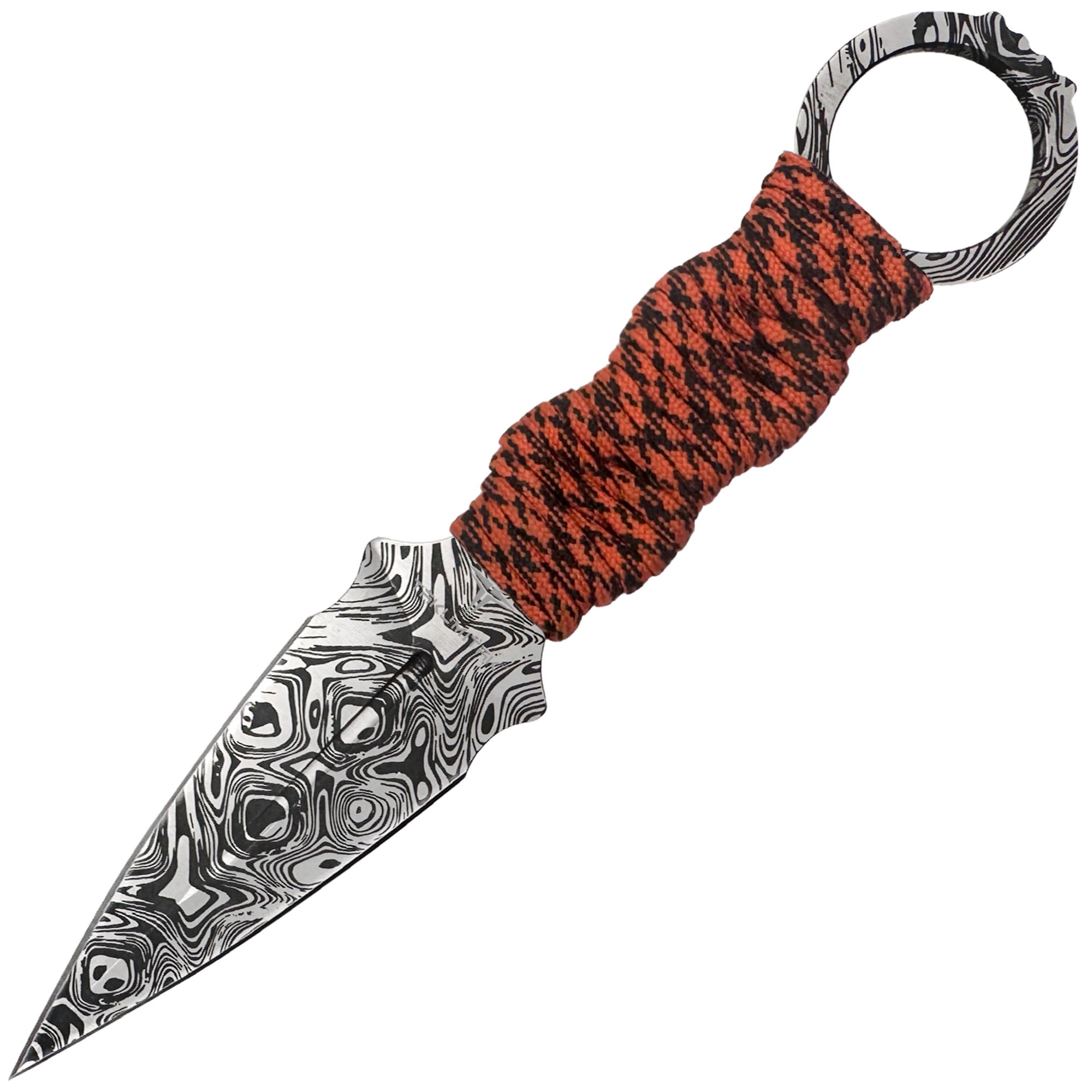 Ніж Takumitak Defender - Damascus/Orange