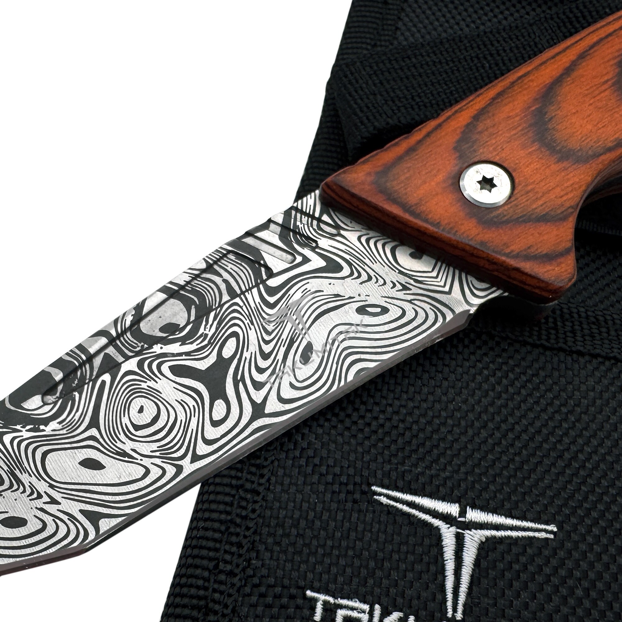 Ніж Takumitak Bloodstrike - Damascus/Wood