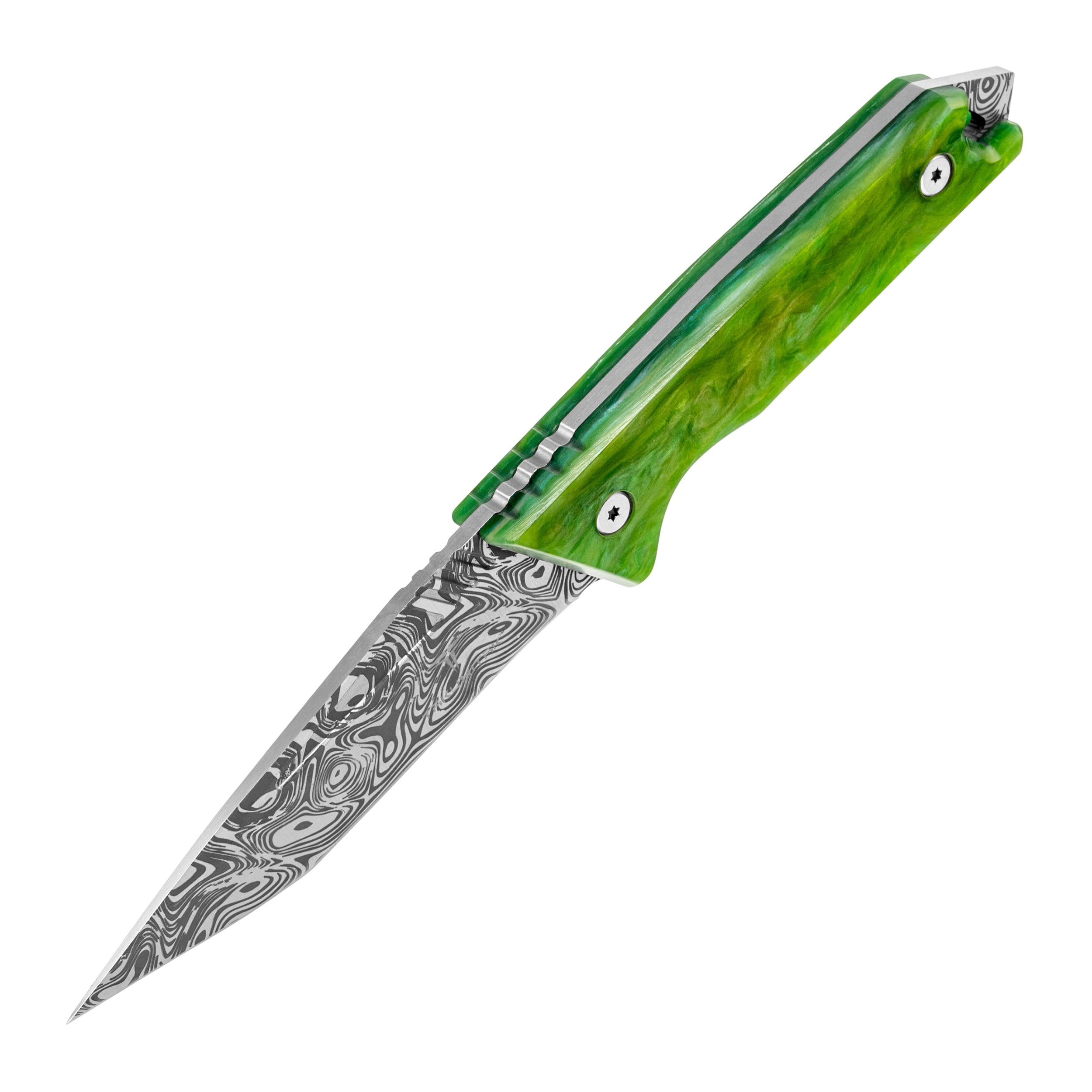 Nóż Takumitak Bloodstrike - Damascus/Olive