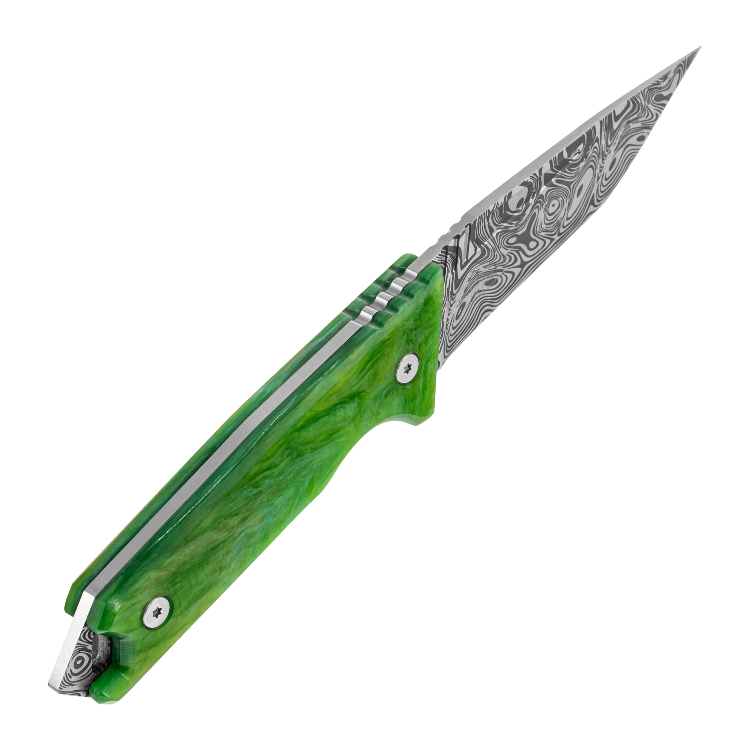 Nóż Takumitak Bloodstrike - Damascus/Olive