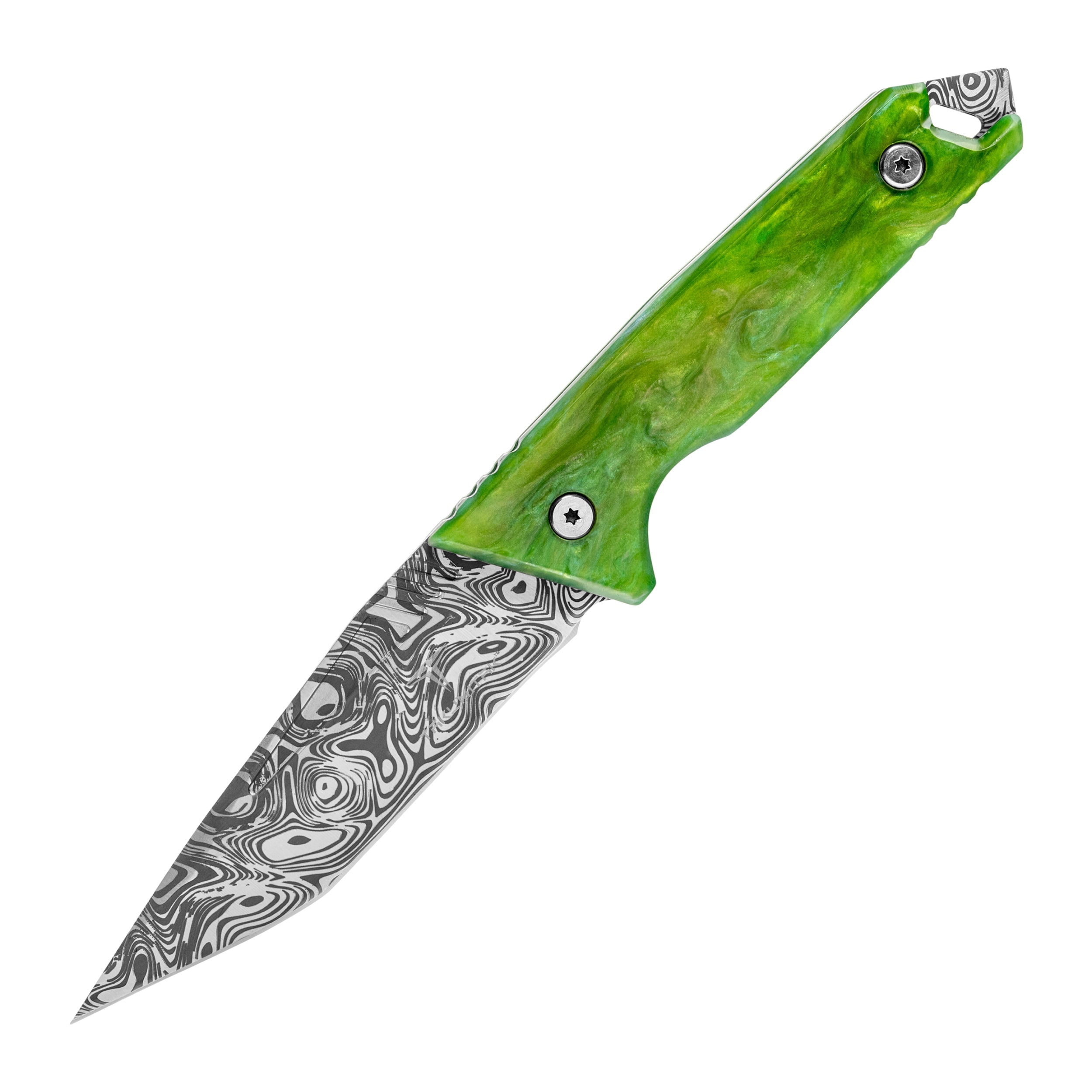 Nóż Takumitak Bloodstrike - Damascus/Olive