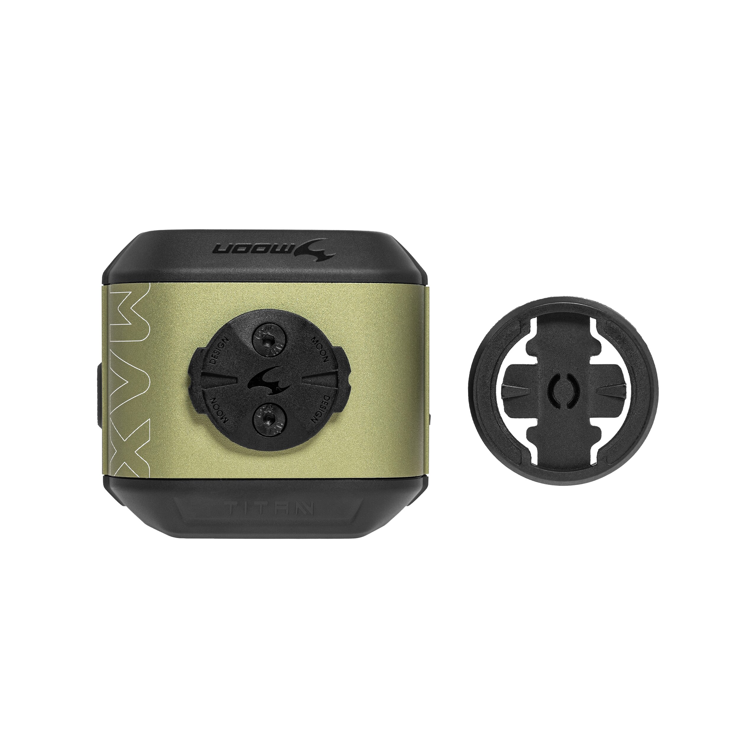 Światło rowerowe przednie Moon Titan Max Army Green - 1700 lumenów