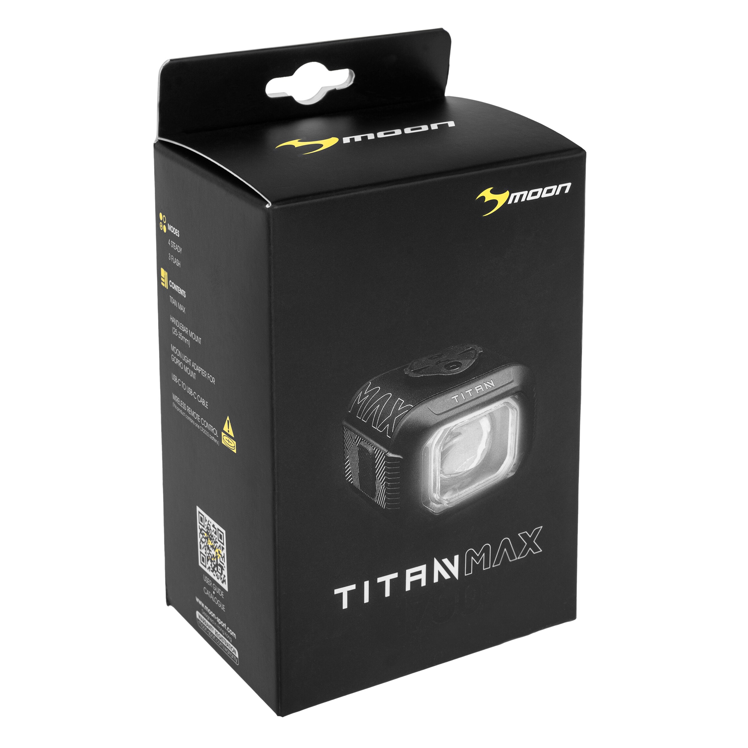 Światło rowerowe przednie Moon Titan Max Army Green - 1700 lumenów