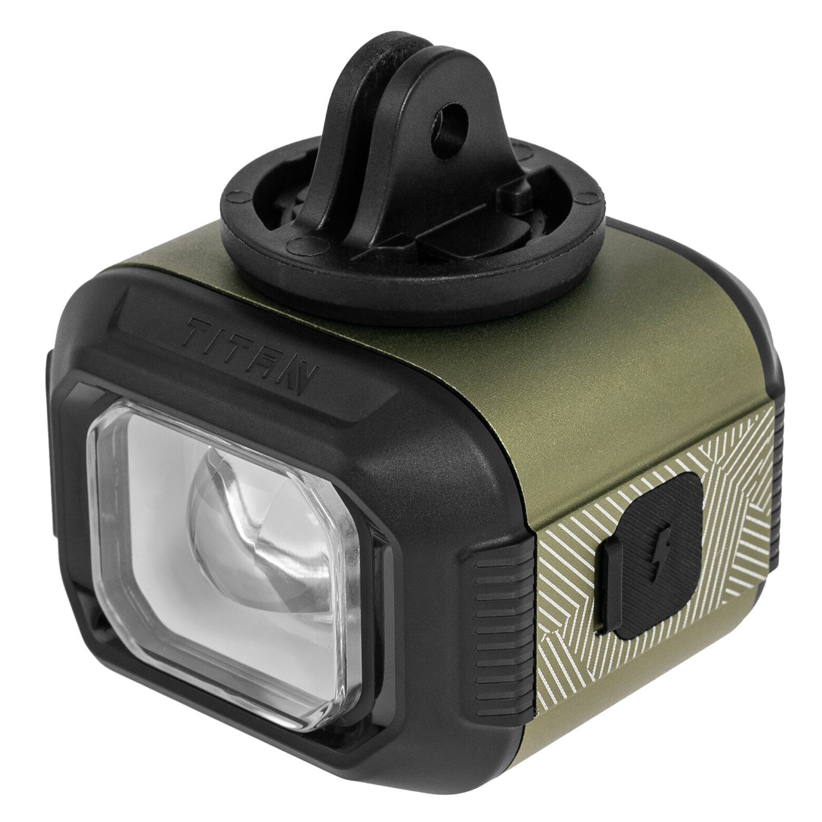 Światło rowerowe przednie Moon Titan Max Army Green - 1700 lumenów