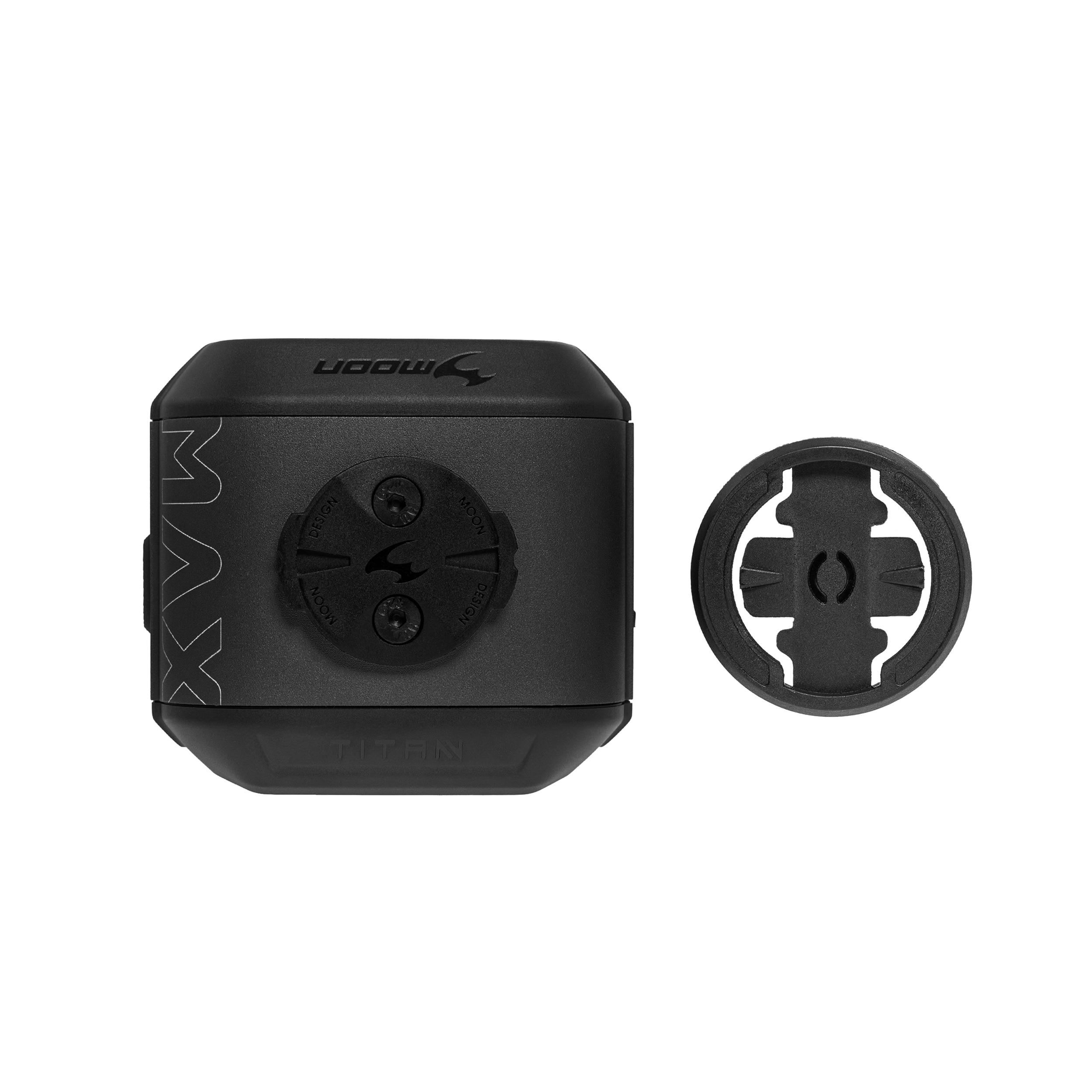 Światło rowerowe przednie Moon Titan Max Black - 1700 lumenów