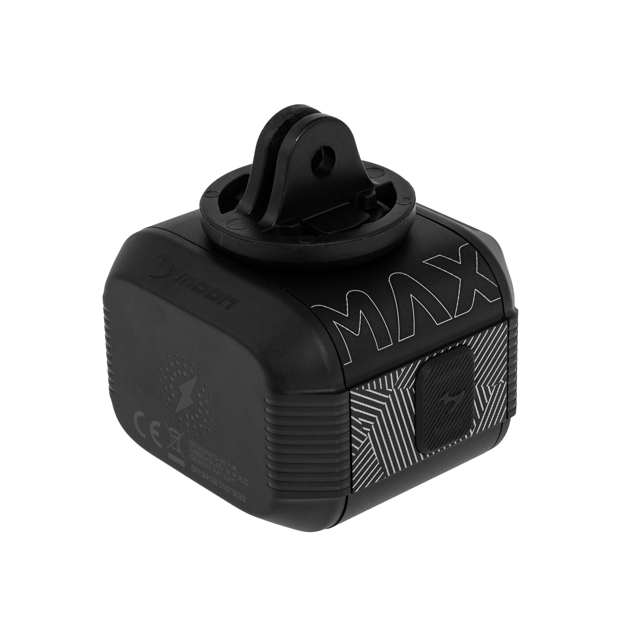 Переднє велосипедне світло Moon Titan Max Black - 1700 люменів