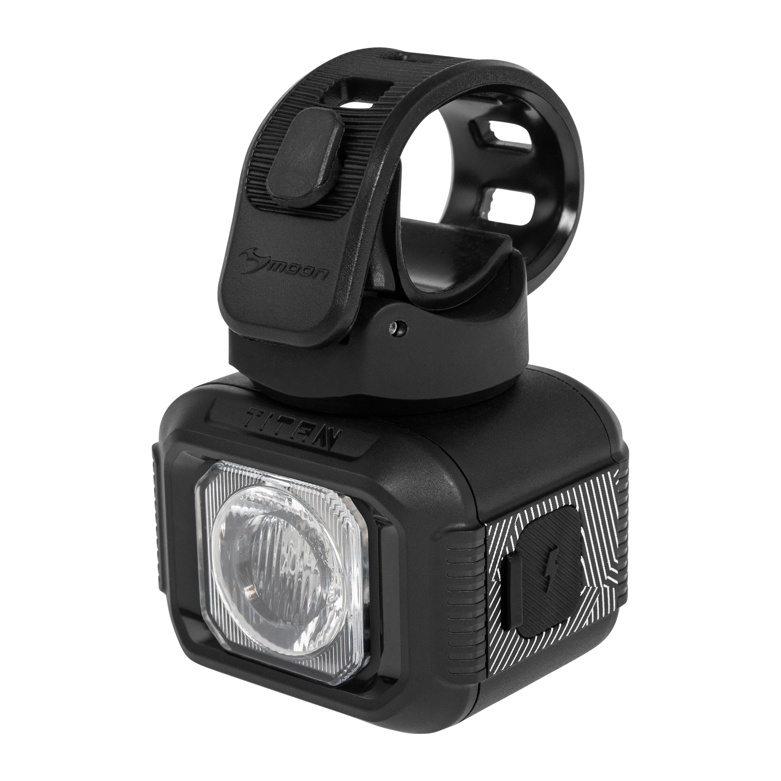 Światło rowerowe przednie Moon Titan Mini Black - 700 lumenów