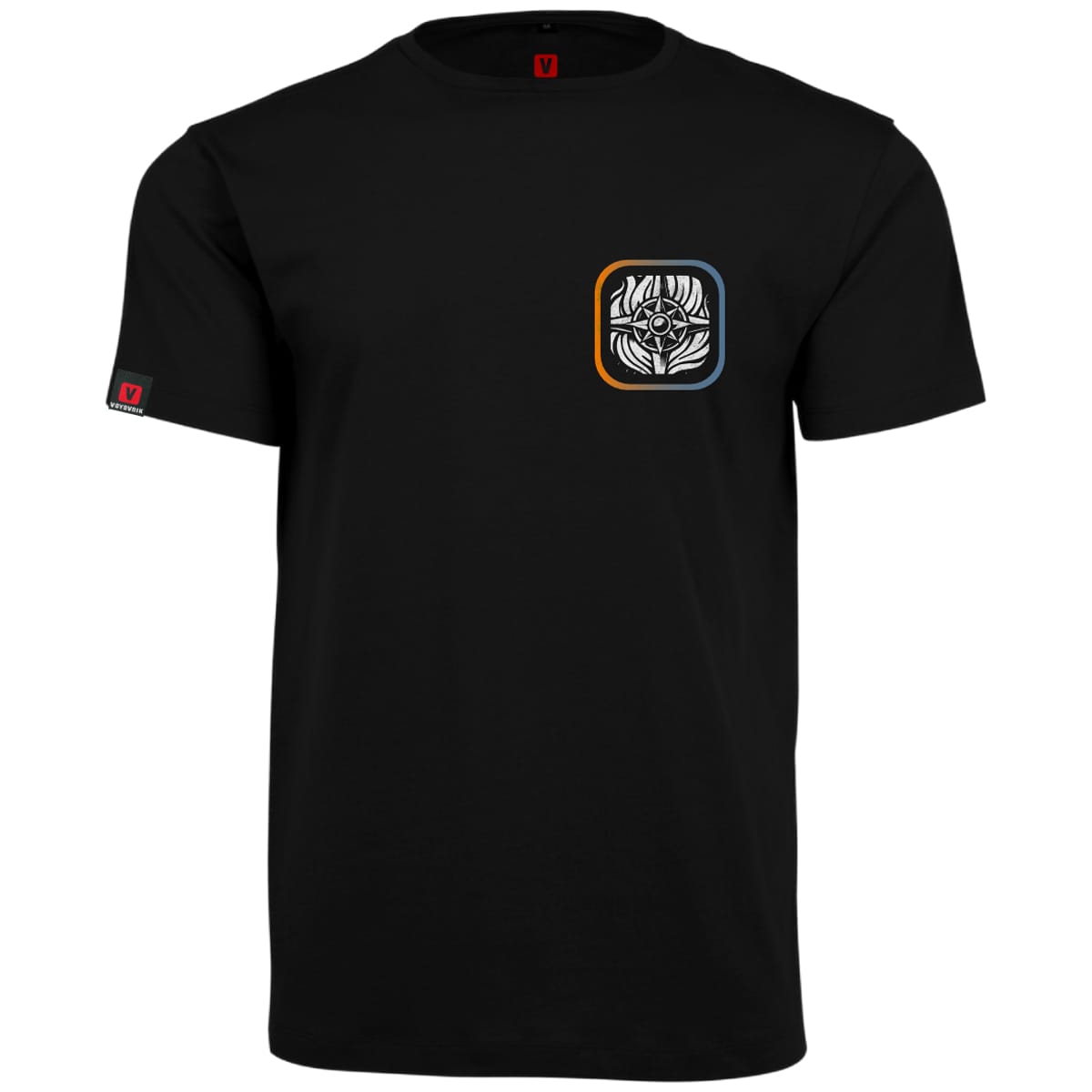 Футболка T-shirt Voyovnik Fire Compass - Чорна