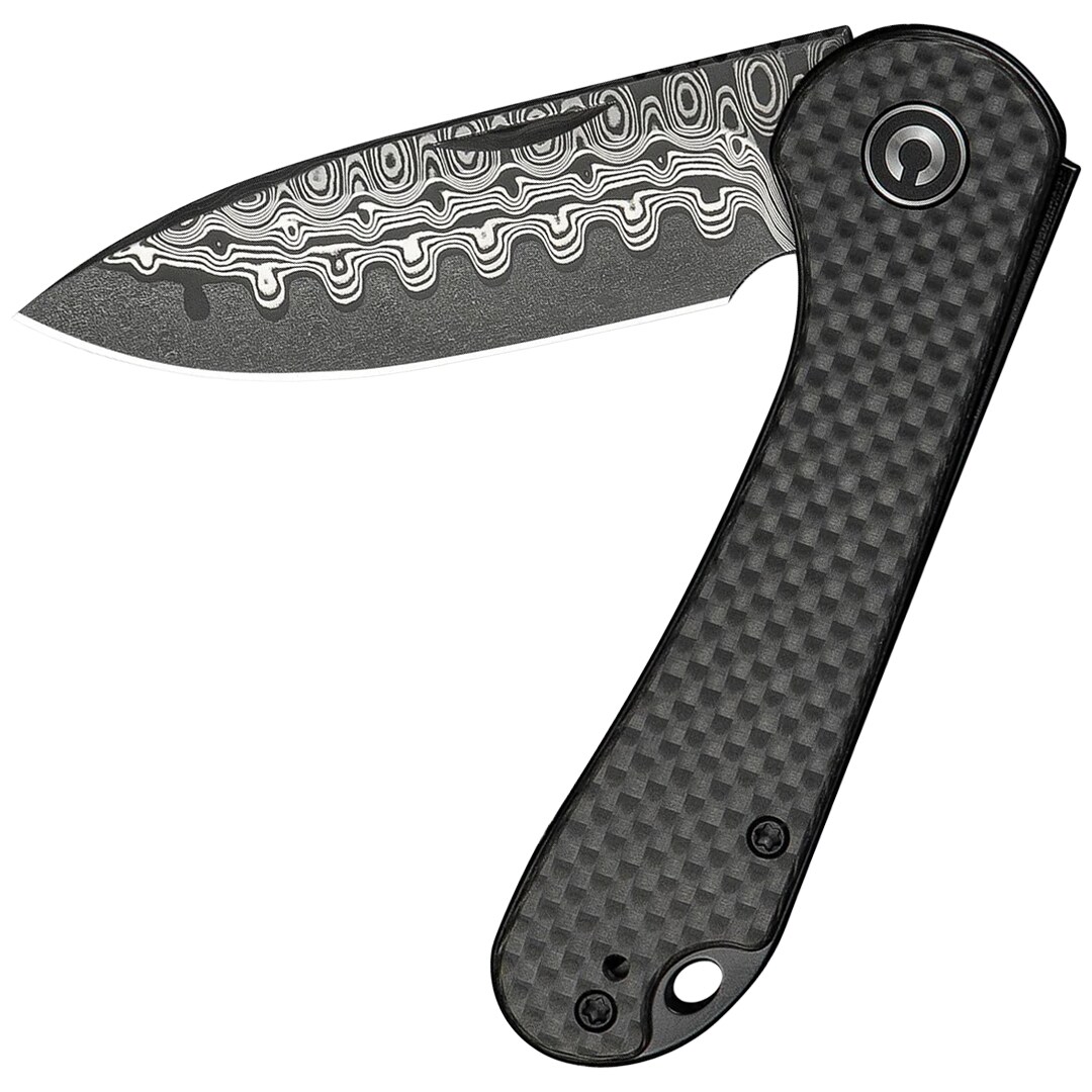 Складаний ніж Civivi Elementum Carbon Fiber - Damascus