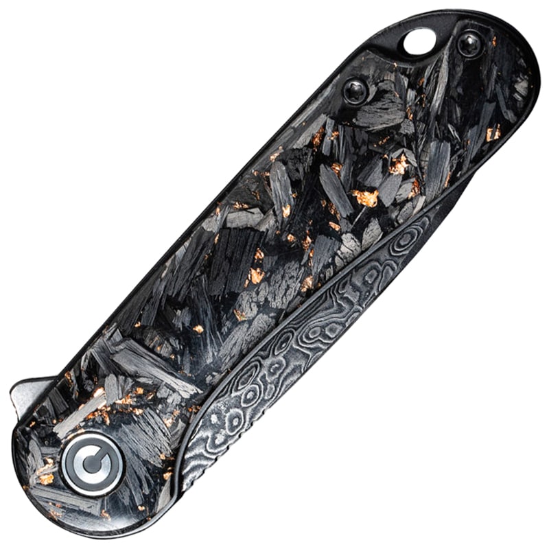 Складаний ніж Civivi Elementum Damast Resin - Black/Cooper