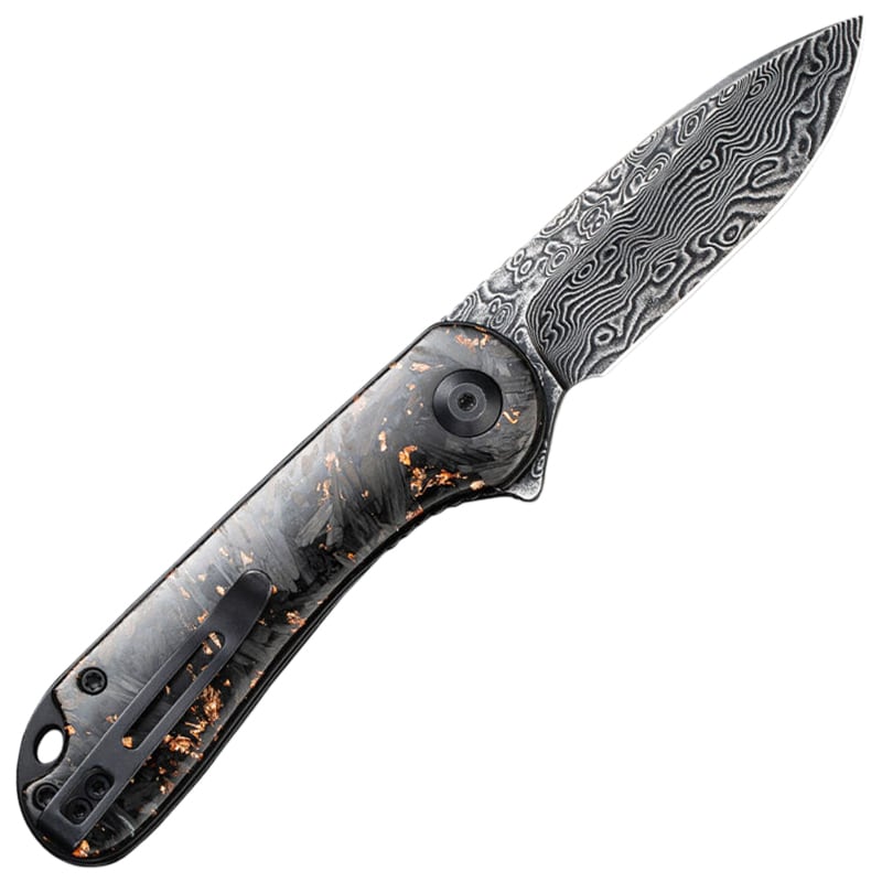 Складаний ніж Civivi Elementum Damast Resin - Black/Cooper