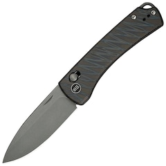 Nóż składany WE Knife Nightblade - Tiger Stripe Pattern Titanium Flamed/Gray Stonewashed