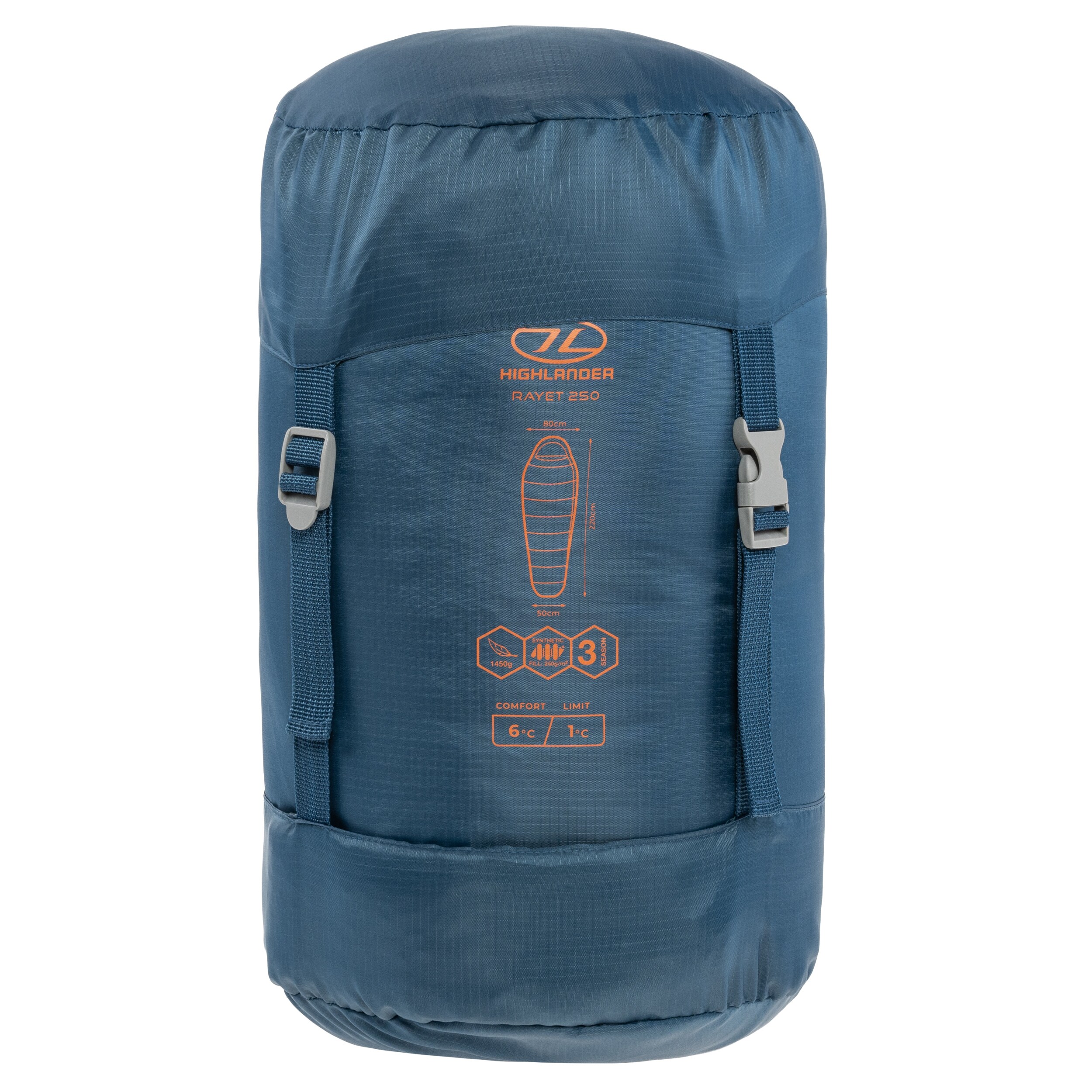 Śpiwór Highlander Outdoor Rayet 250 - Deep Blue