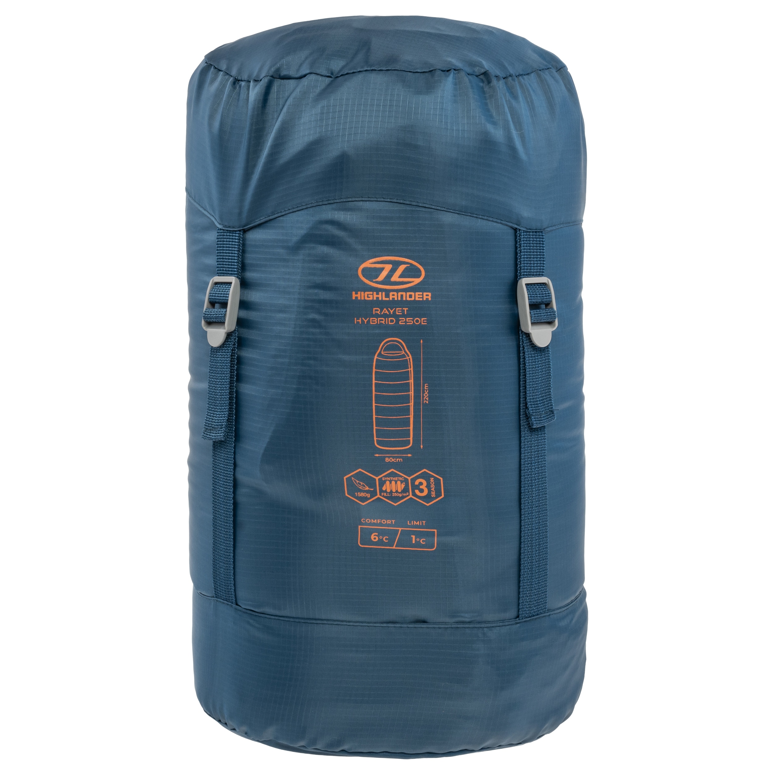 Śpiwór Highlander Outdoor Rayet Hybrid 250 - Deep Blue