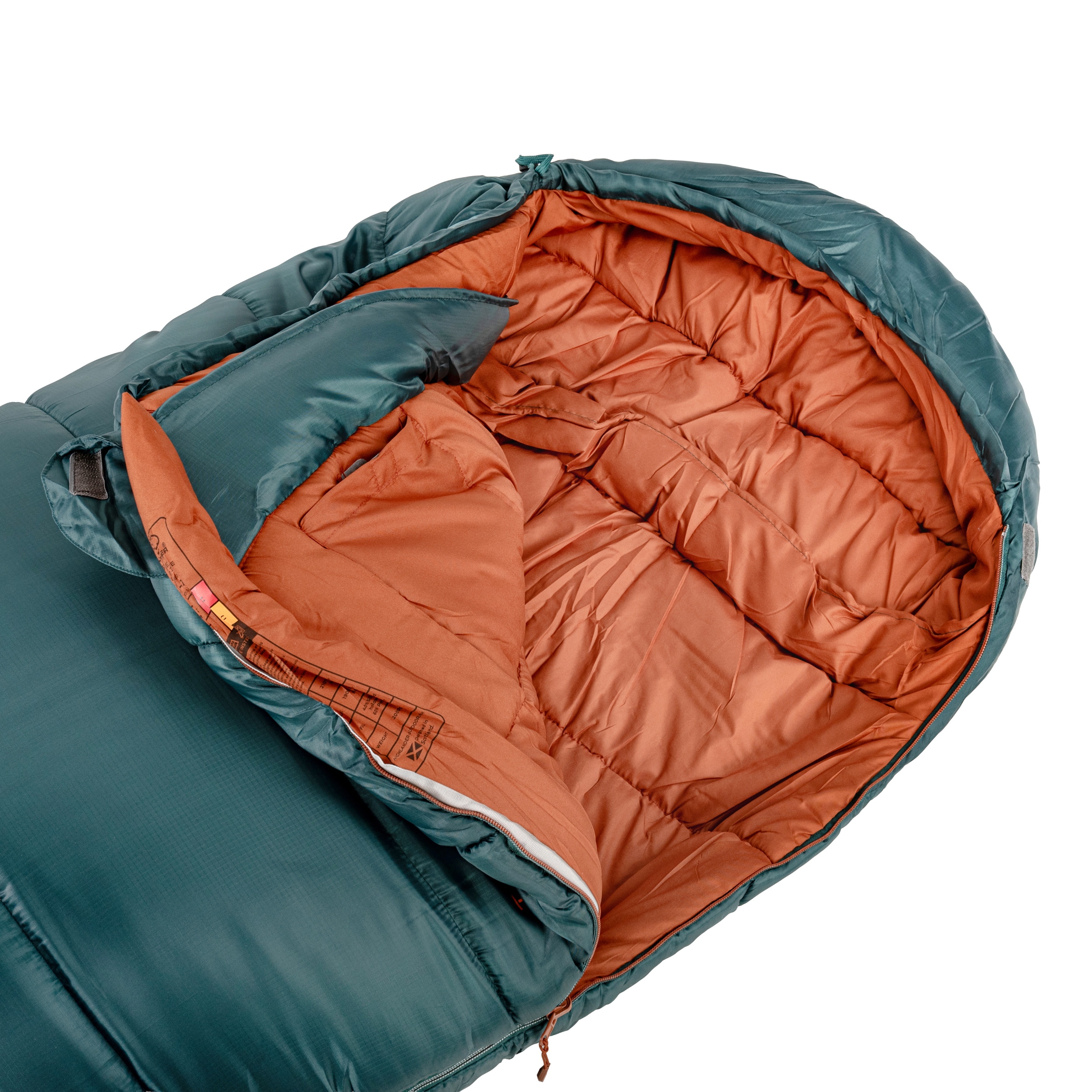 Śpiwór Highlander Outdoor Rayet Hybrid 350 - Pine Green