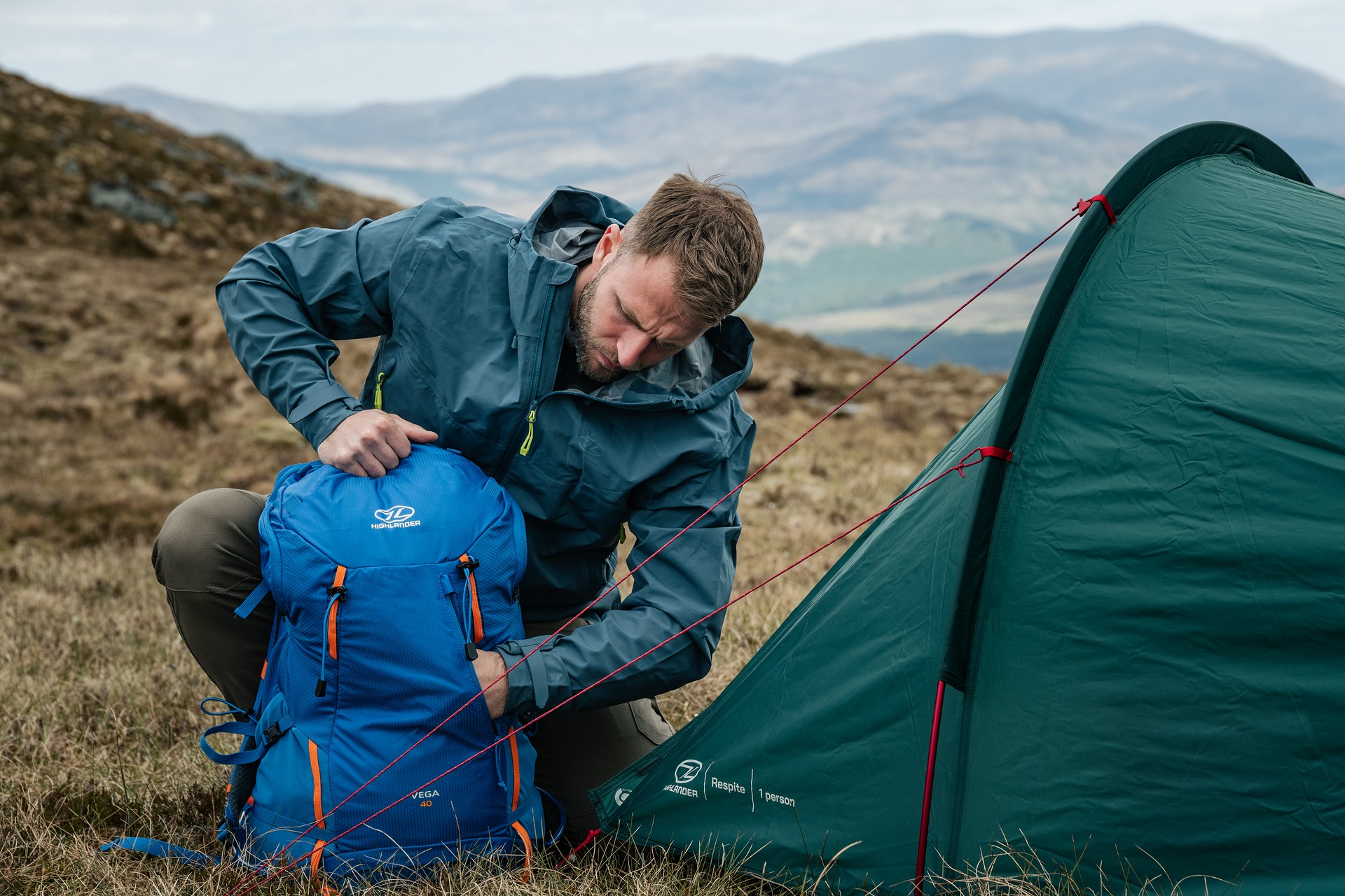 Рюкзак Highlander Outdoor Vega Men 40 л - Sky Blue