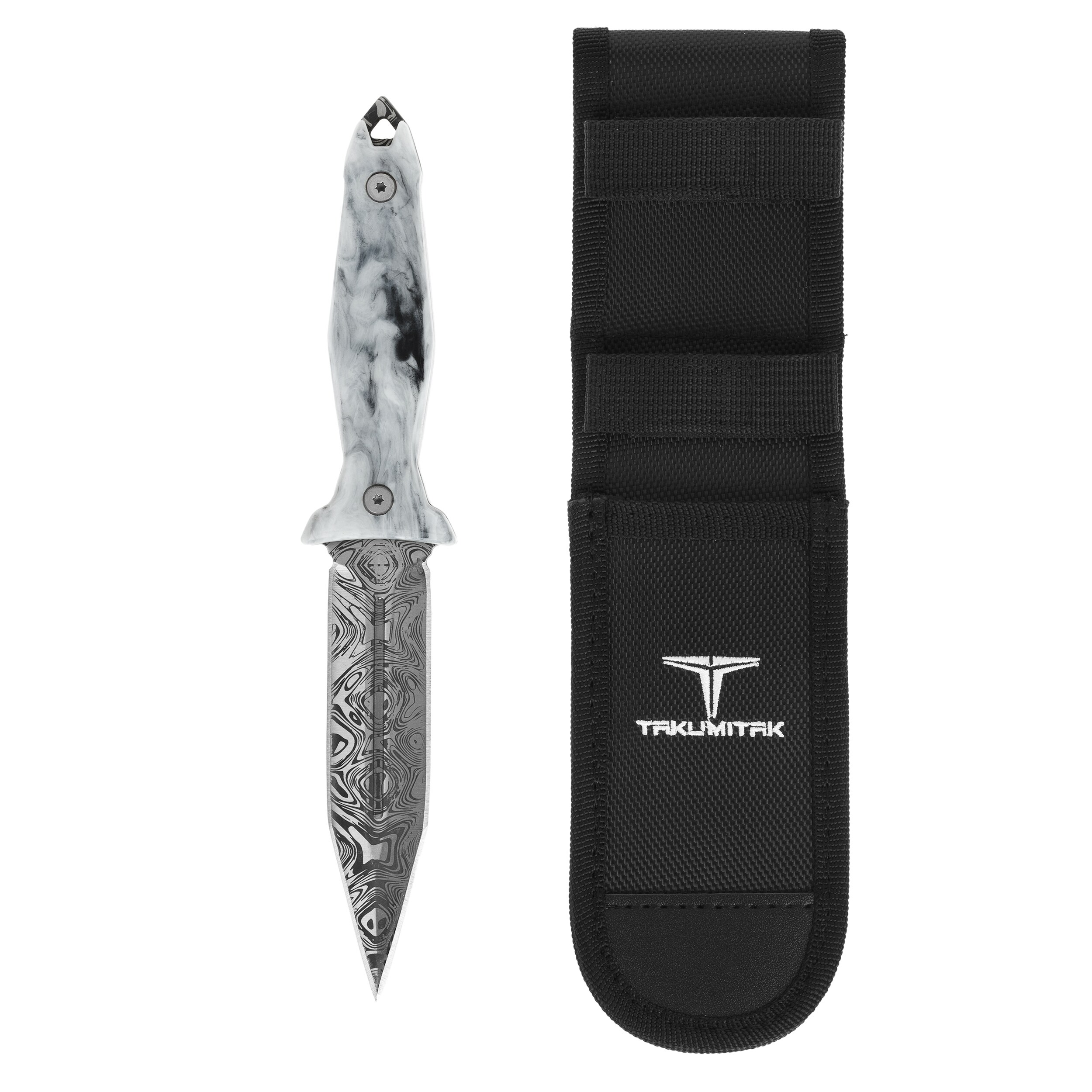 Nóż Takumitak Protector - Damascus/Grey