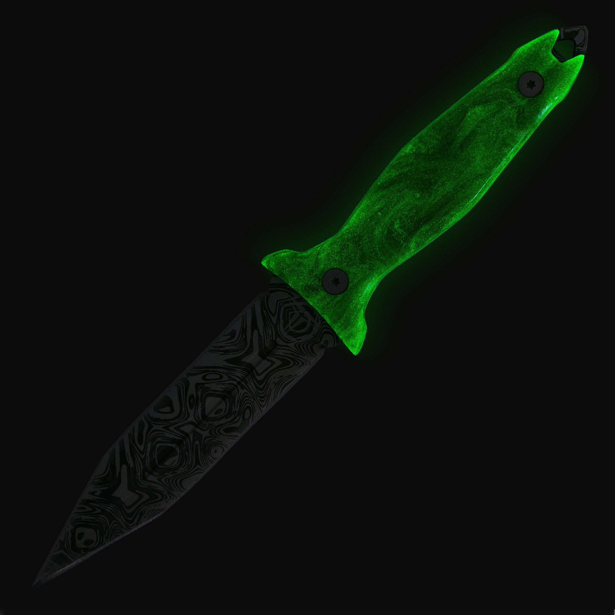 Nóż Takumitak Protector - Damascus/Olive