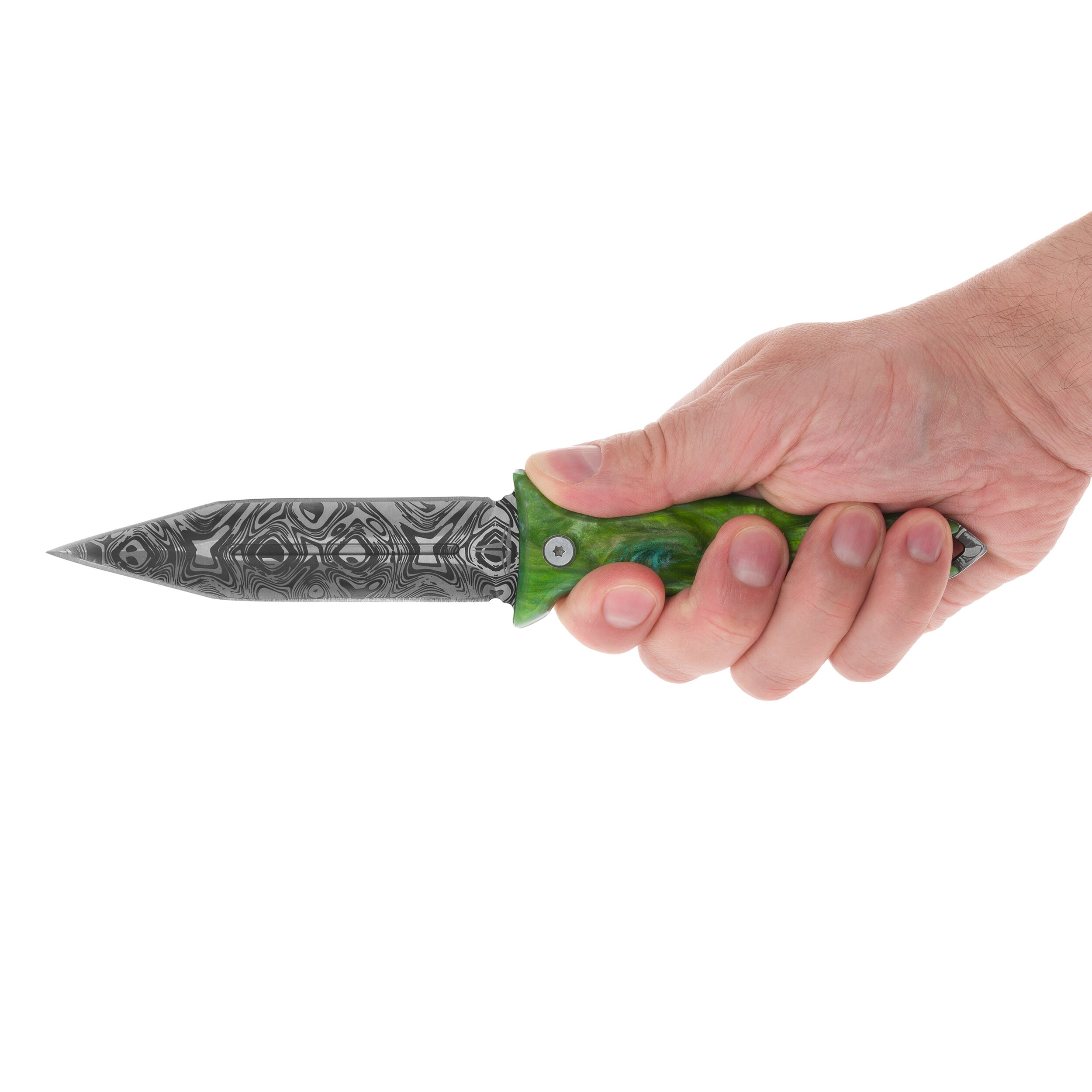 Nóż Takumitak Protector - Damascus/Olive