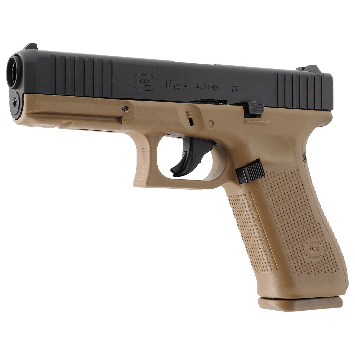 Pistolet CO2 RAM Glock 17 Gen5 T4E - Coyote