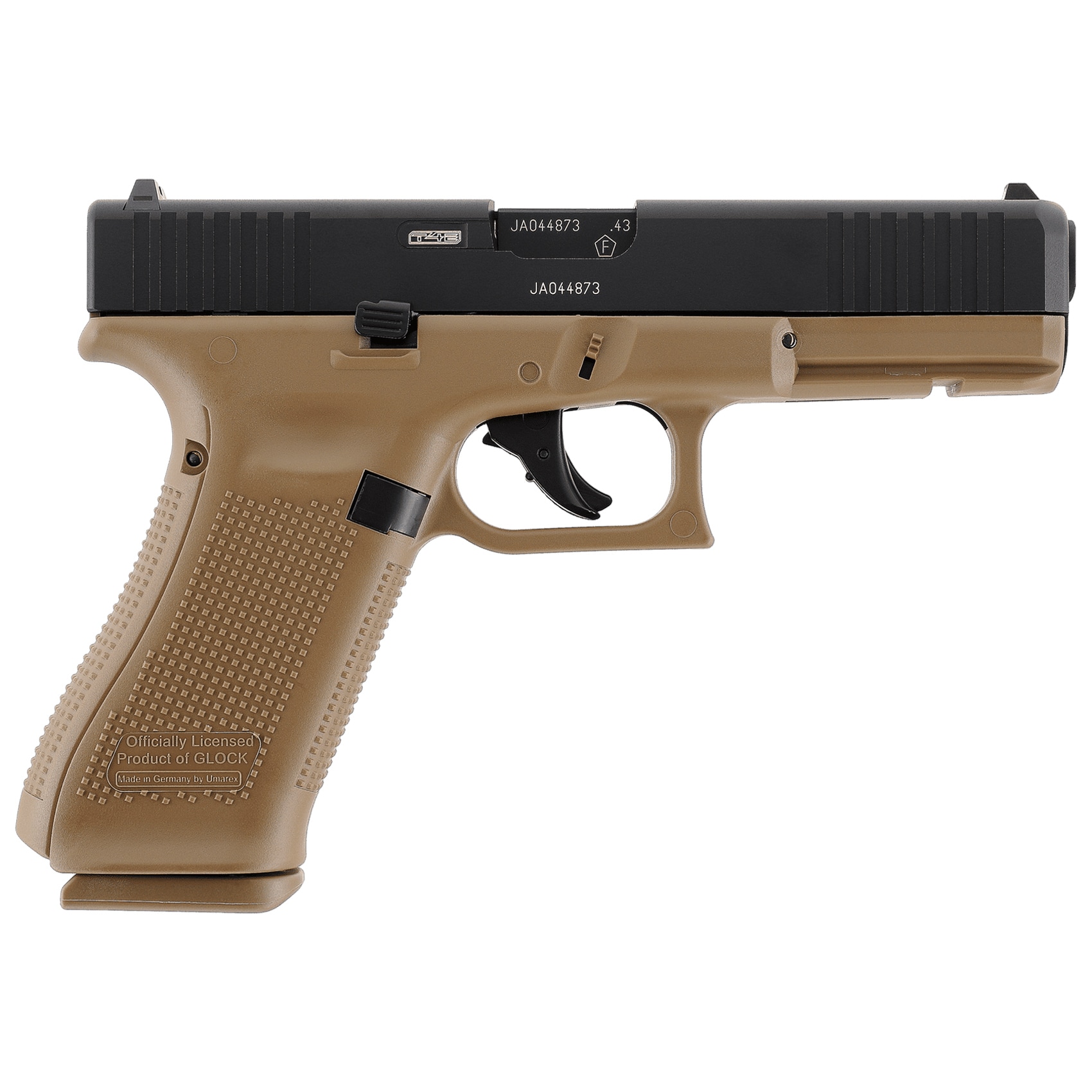 Pistolet CO2 RAM Glock 17 Gen5 T4E - Coyote