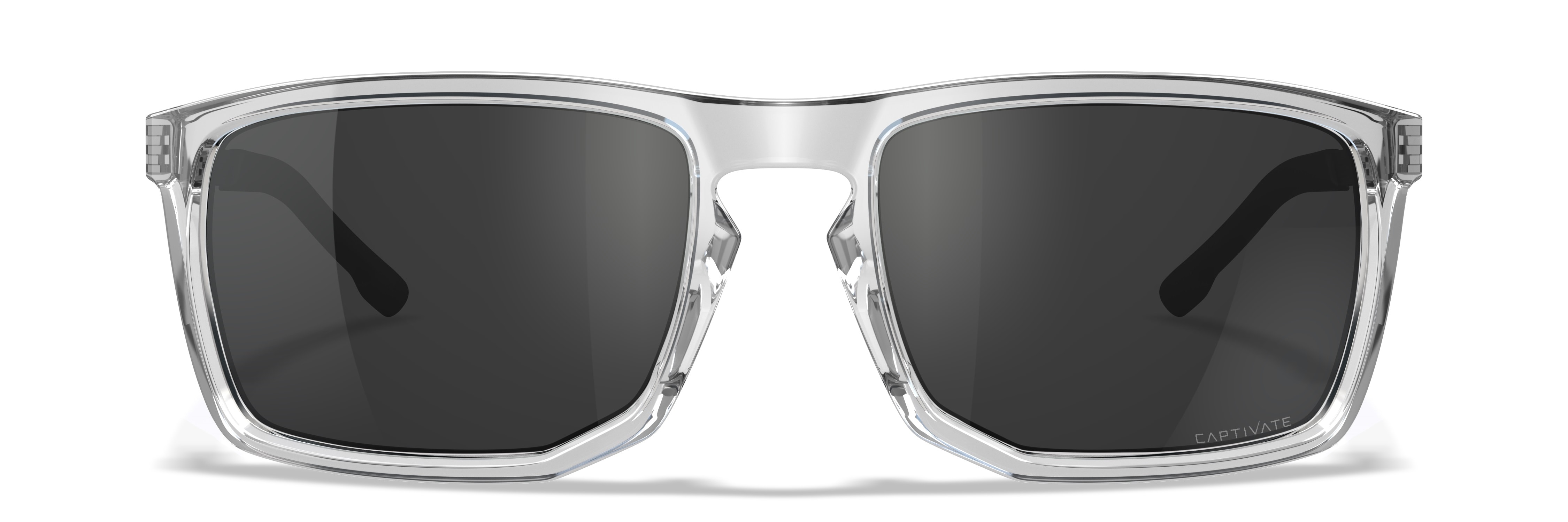 Тактичні окуляри Wiley X Axe - Captivate Grey/Gloss Crystal Clear