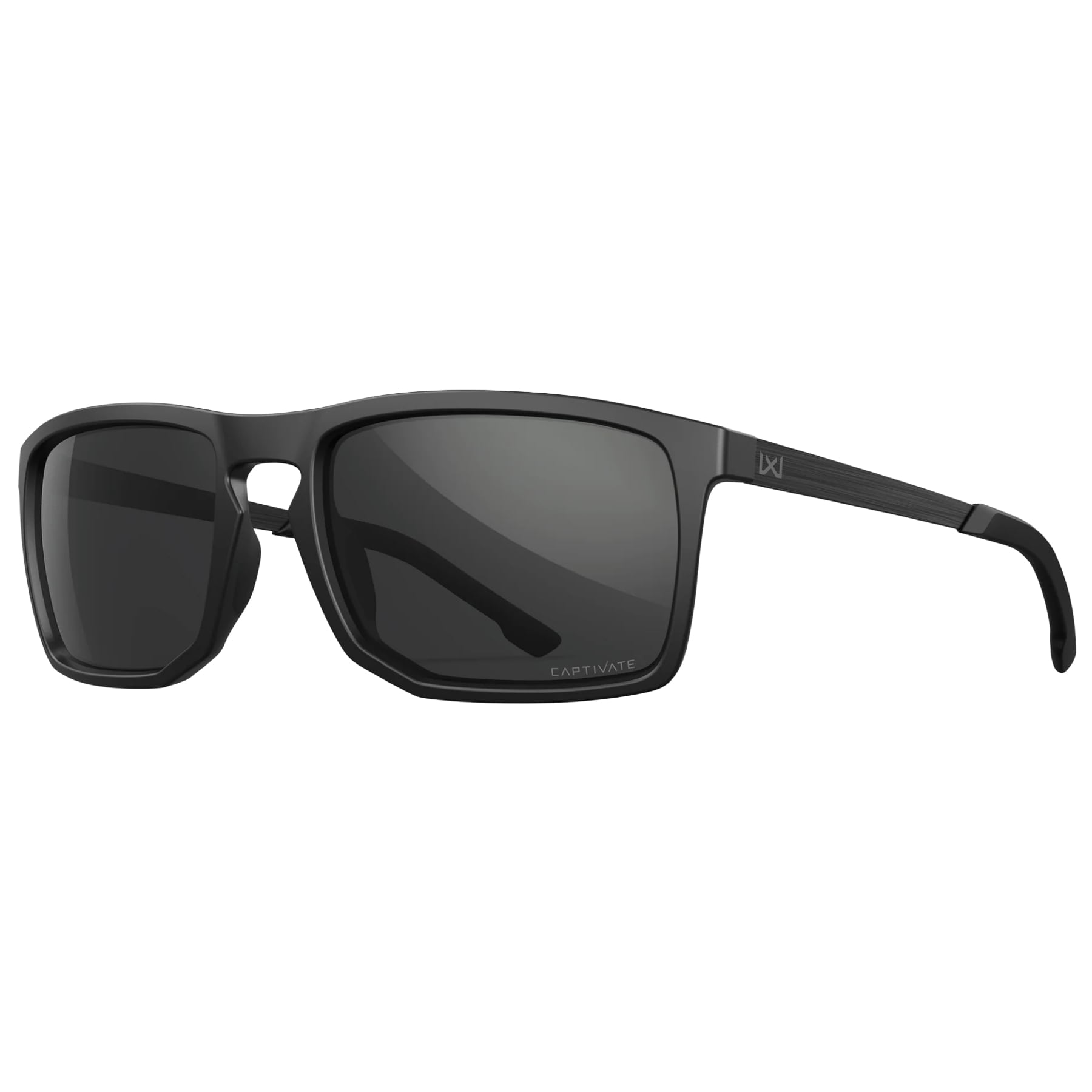 Okulary taktyczne Wiley X Axe - Captivate Polarized Grey/Matte Black