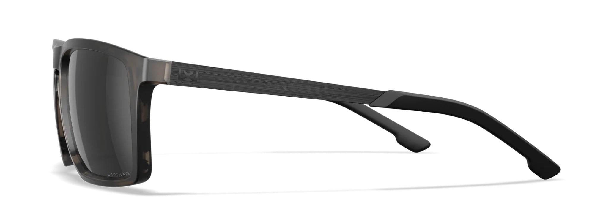 Тактичні окуляри Wiley X Axe - Captivate Polarized Black Mirror/Matte Tortoise Brown
