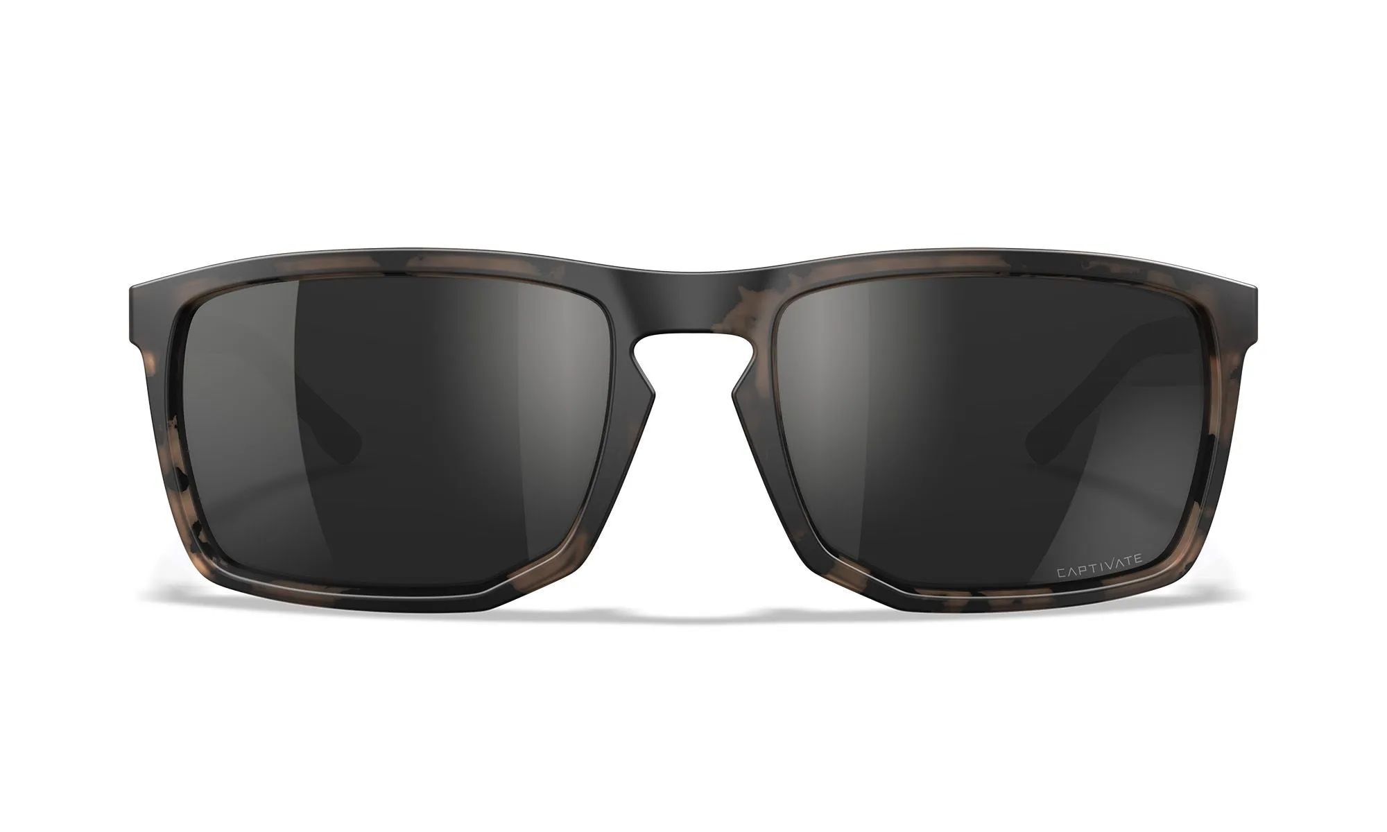 Okulary taktyczne Wiley X Axe - Captivate Polarized Black Mirror/Matte Tortoise Brown
