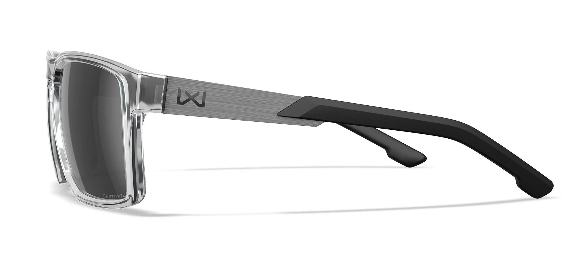 Тактичні окуляри Wiley X Apex - Captivate Grey/Gloss Crystal Clear