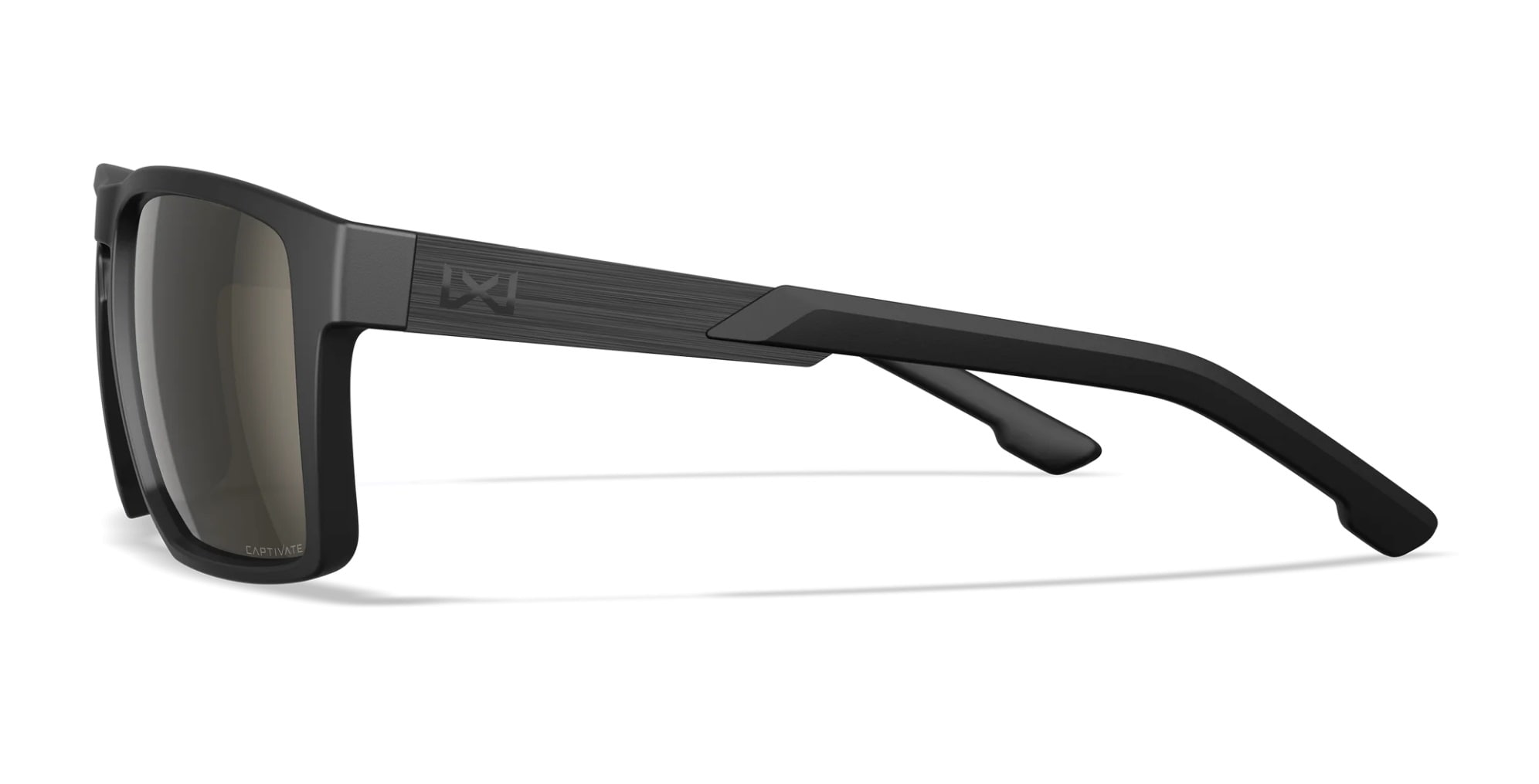Тактичні окуляри Wiley X Apex - Captivate Polarized Tungsten Mirror/Matte Black