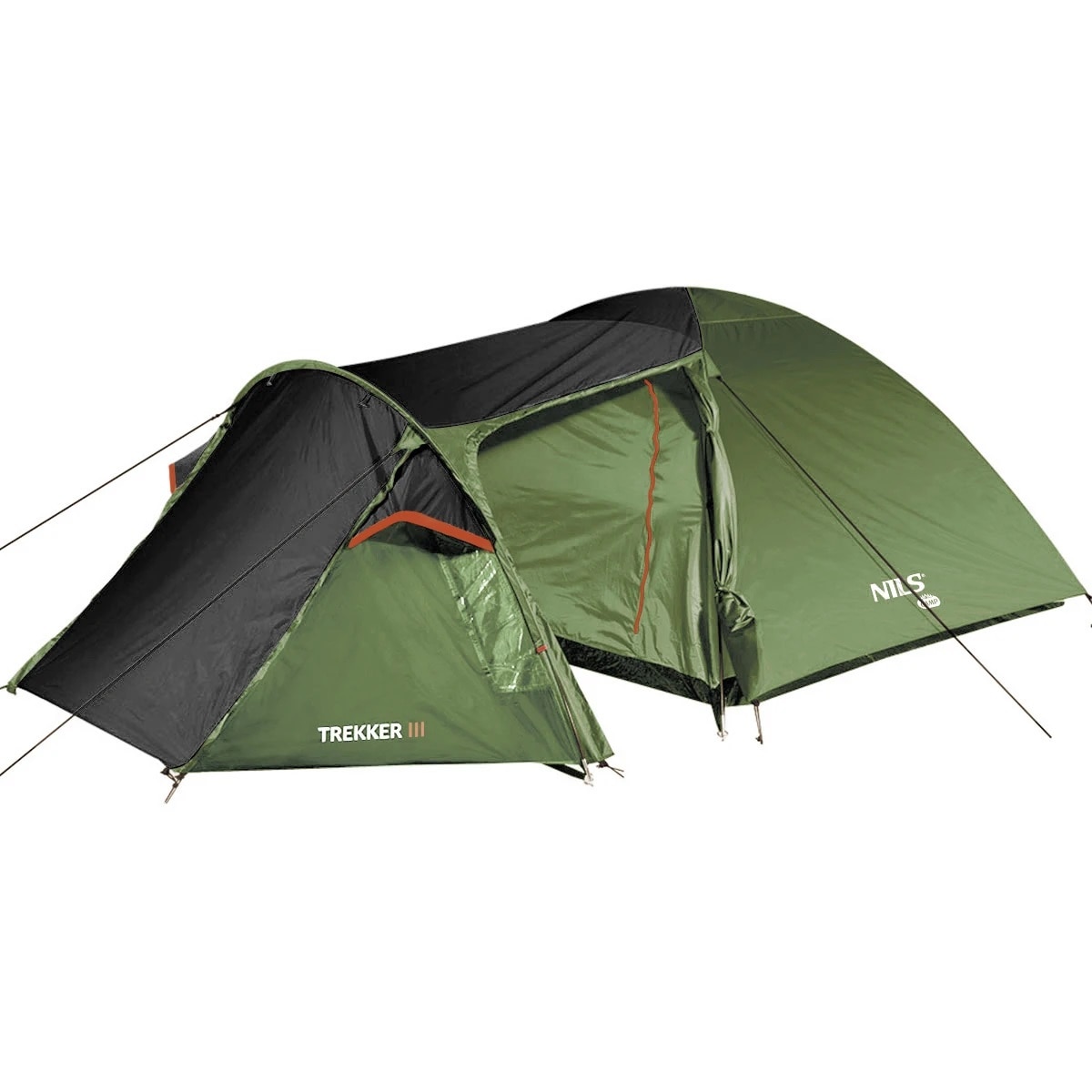 Namiot 3-osobowy Nils Camp Trekker III NC6312 - Czarno-Zielony