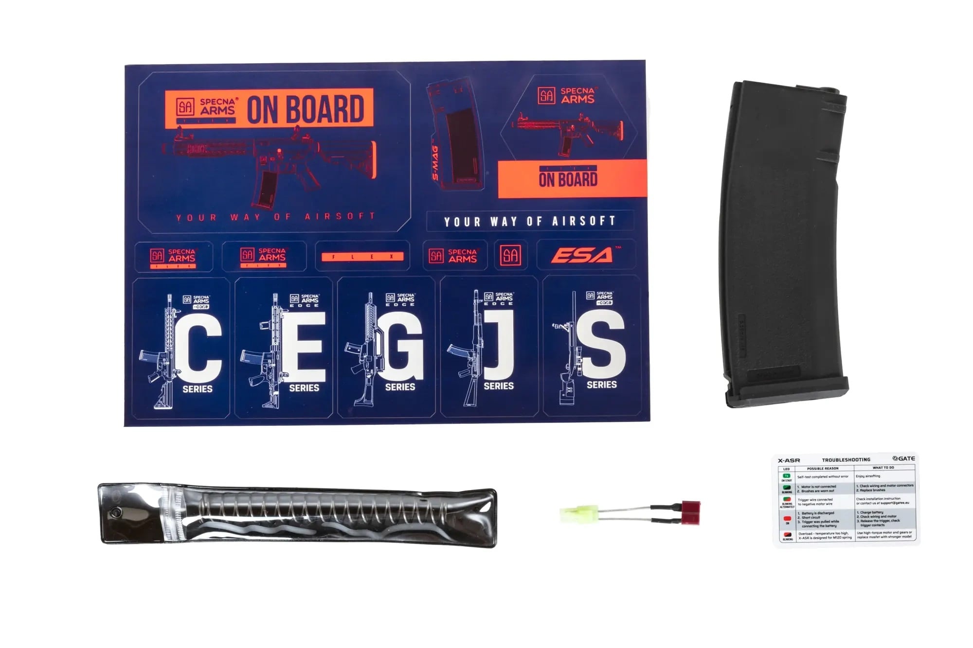Штурмова гвинтівка AEG Specna Arms SA-F10 Flex Gate X-ASR - Black