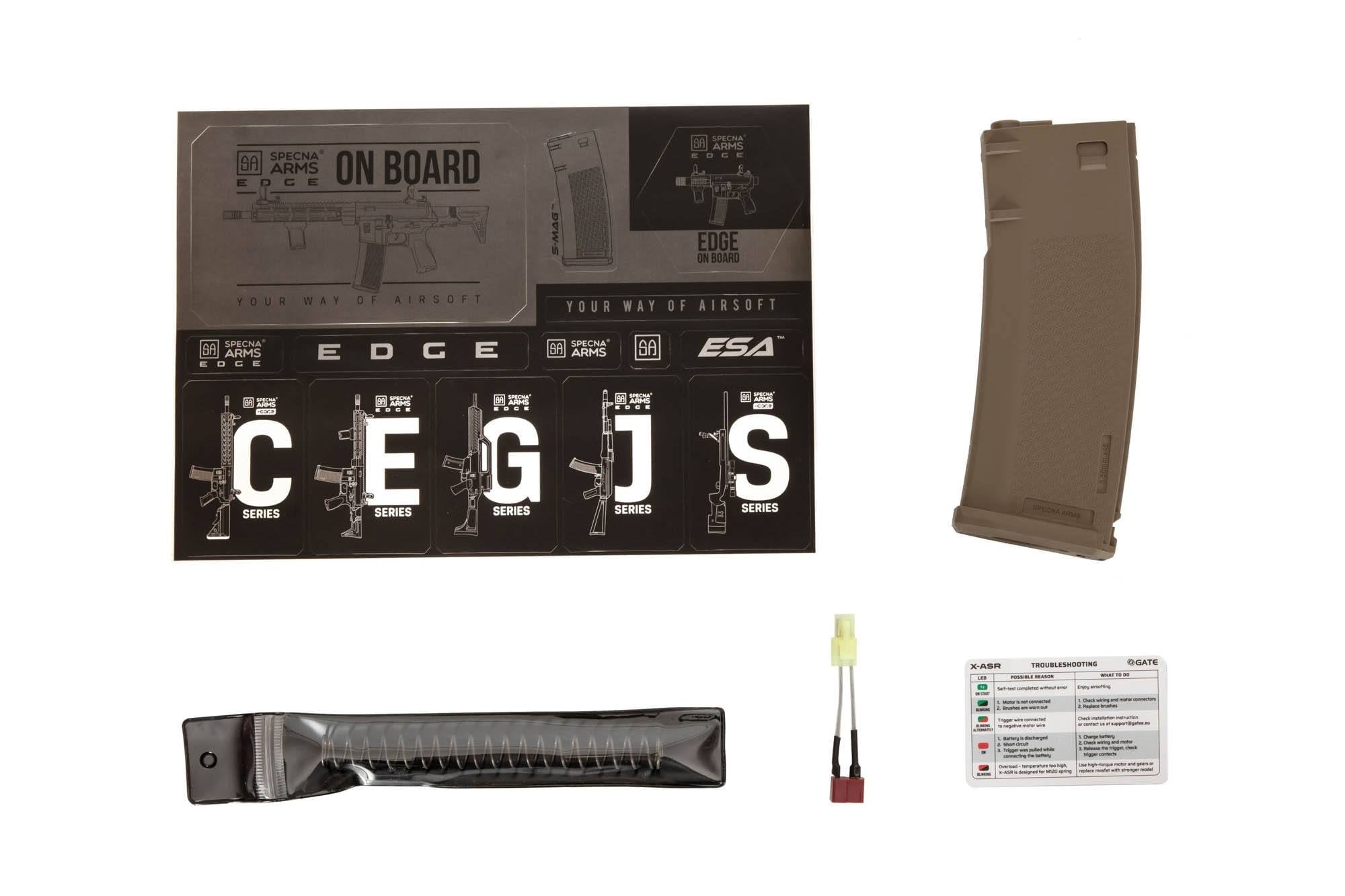 Штурмова гвинтівка AEG Specna Arms SA-F10 Flex Gate X-ASR - Half-Tan
