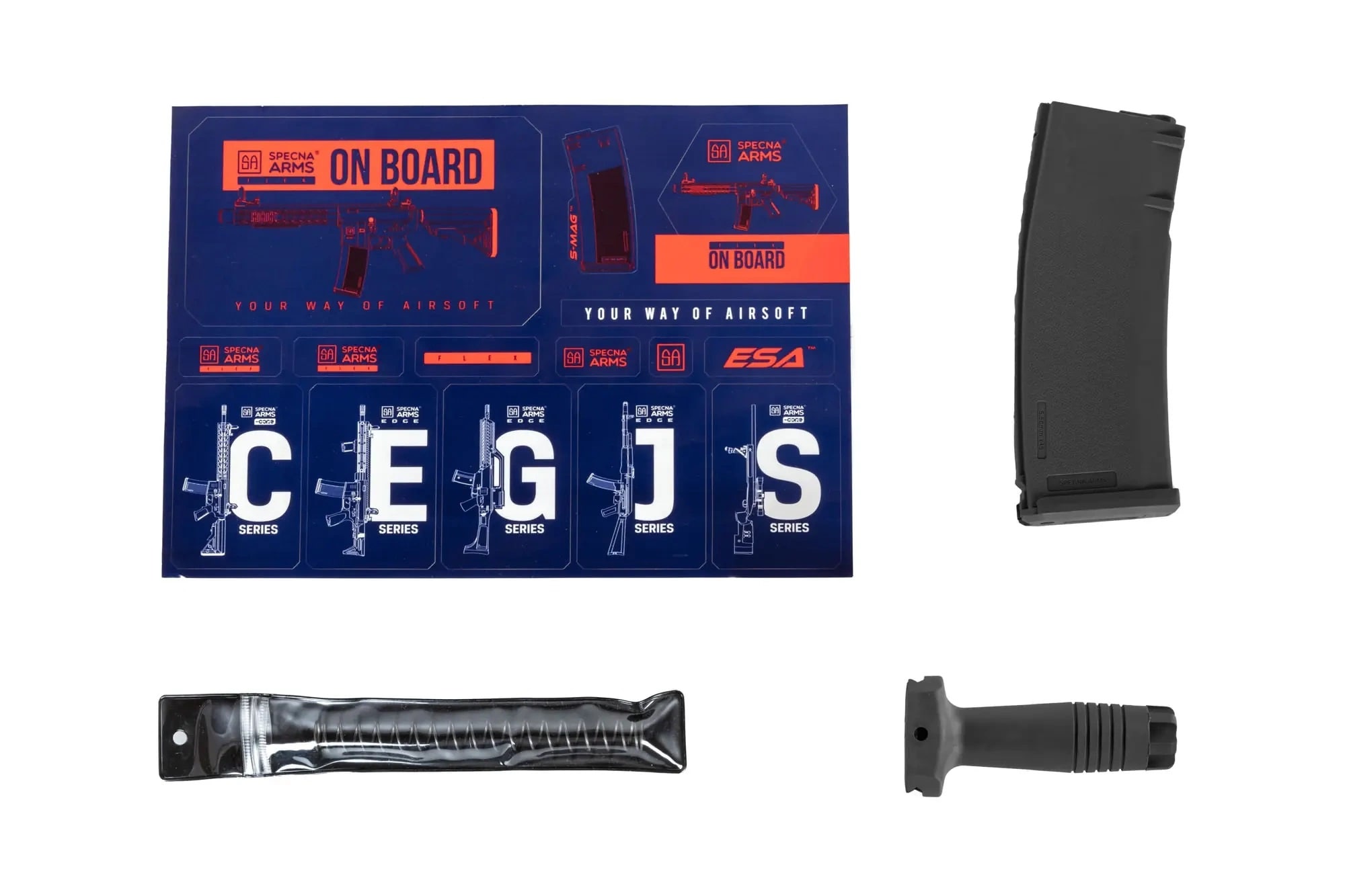 Штурмова гвинтівка AEG Specna Arms SA-F11 Flex Gate X-ASR - Black