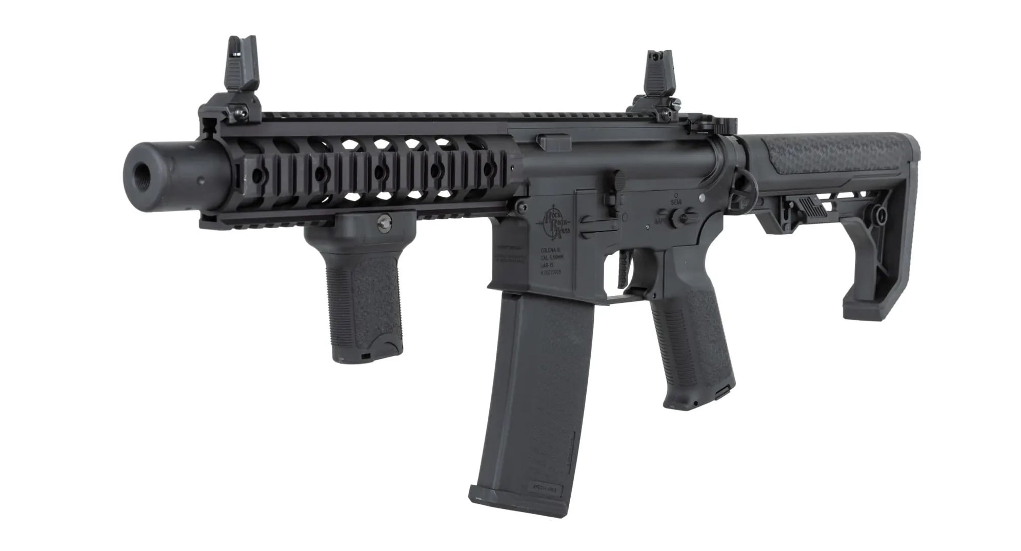 Karabinek szturmowy AEG Specna Arms RRA SA-E05 Edge HAL ETU Light Ops Stock - Black