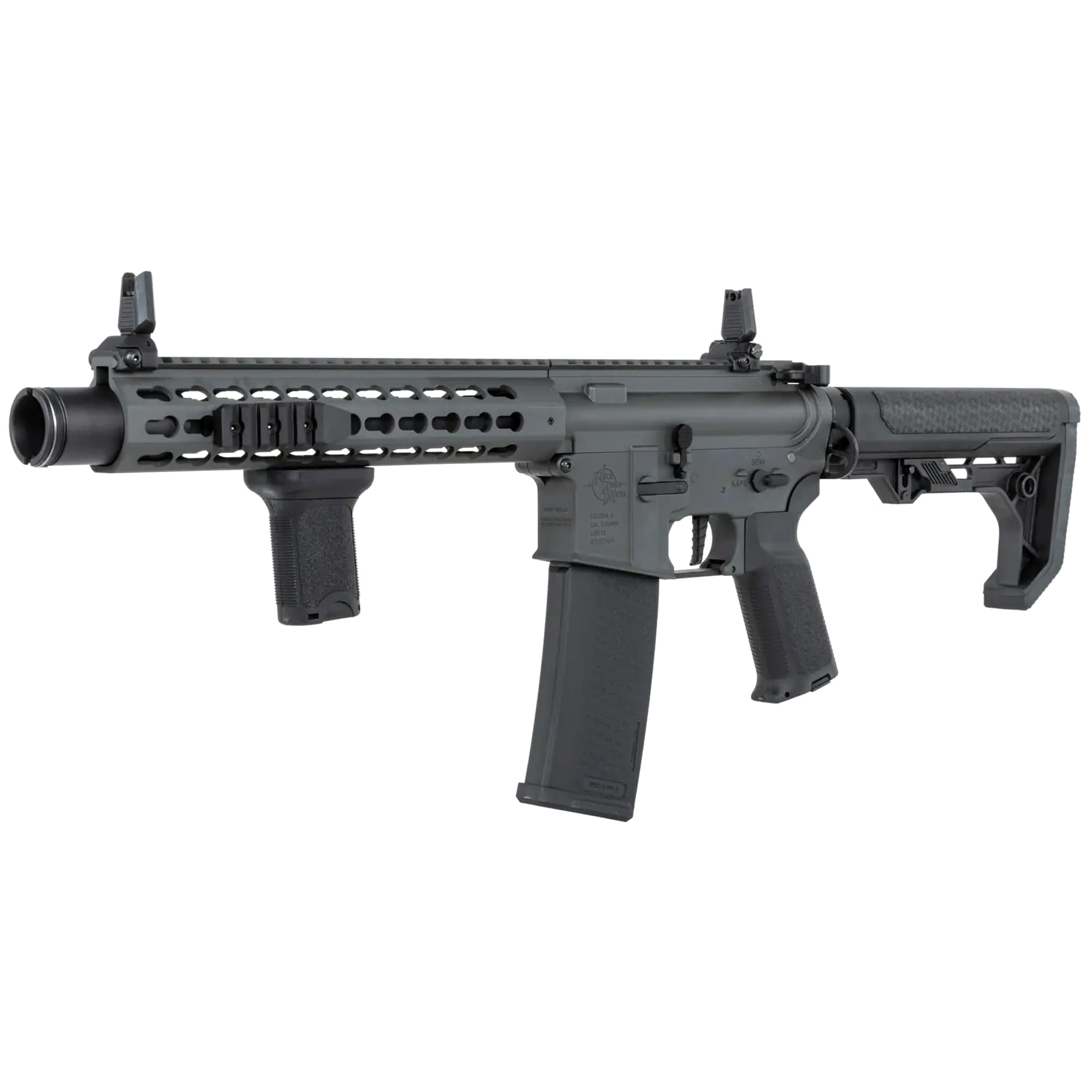 Karabinek szturmowy AEG Specna Arms RRA SA-P07 PRIME HAL ETU Light Ops Stock High Torque - Chaos Grey