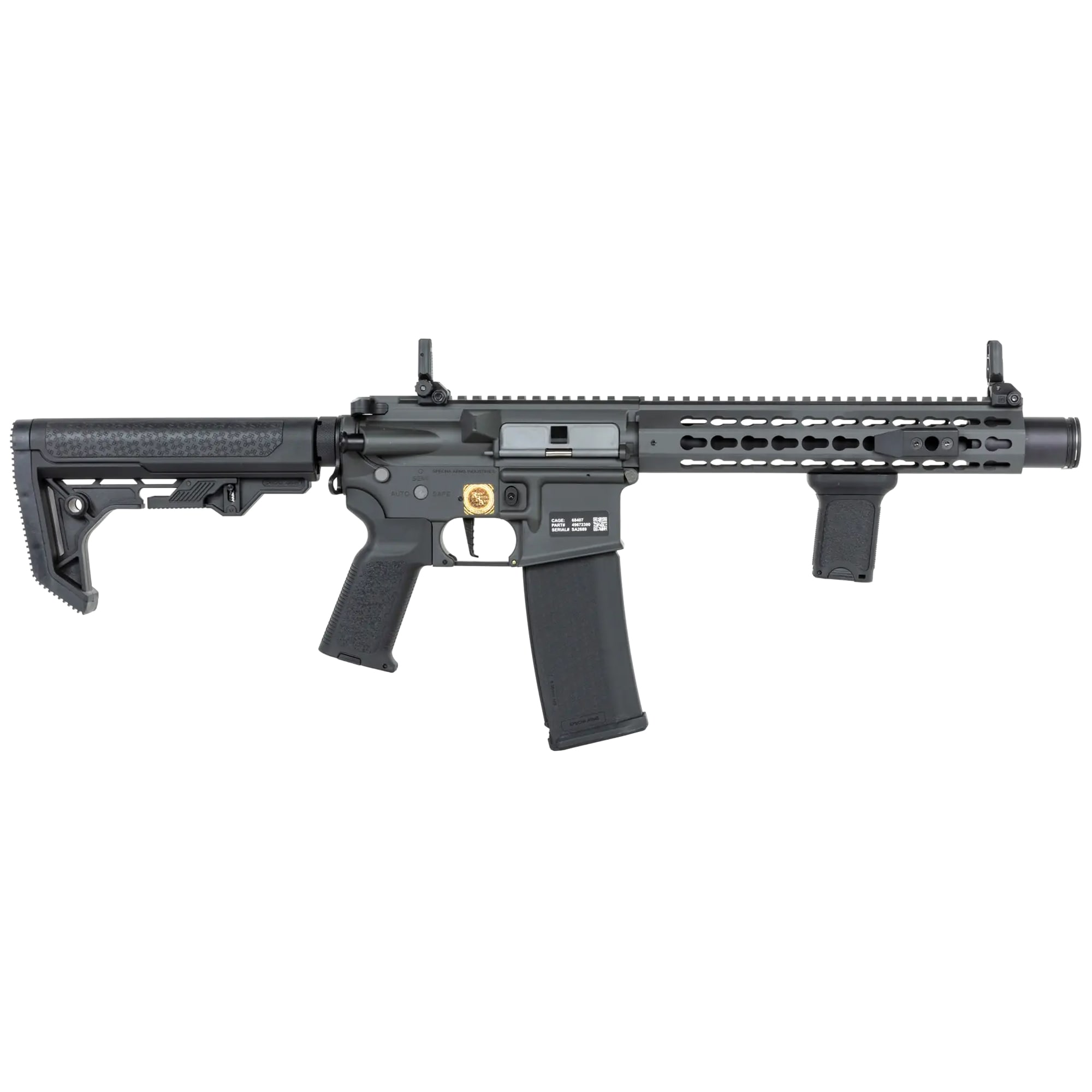Karabinek szturmowy AEG Specna Arms RRA SA-P07 PRIME HAL ETU Light Ops Stock High Torque - Chaos Grey