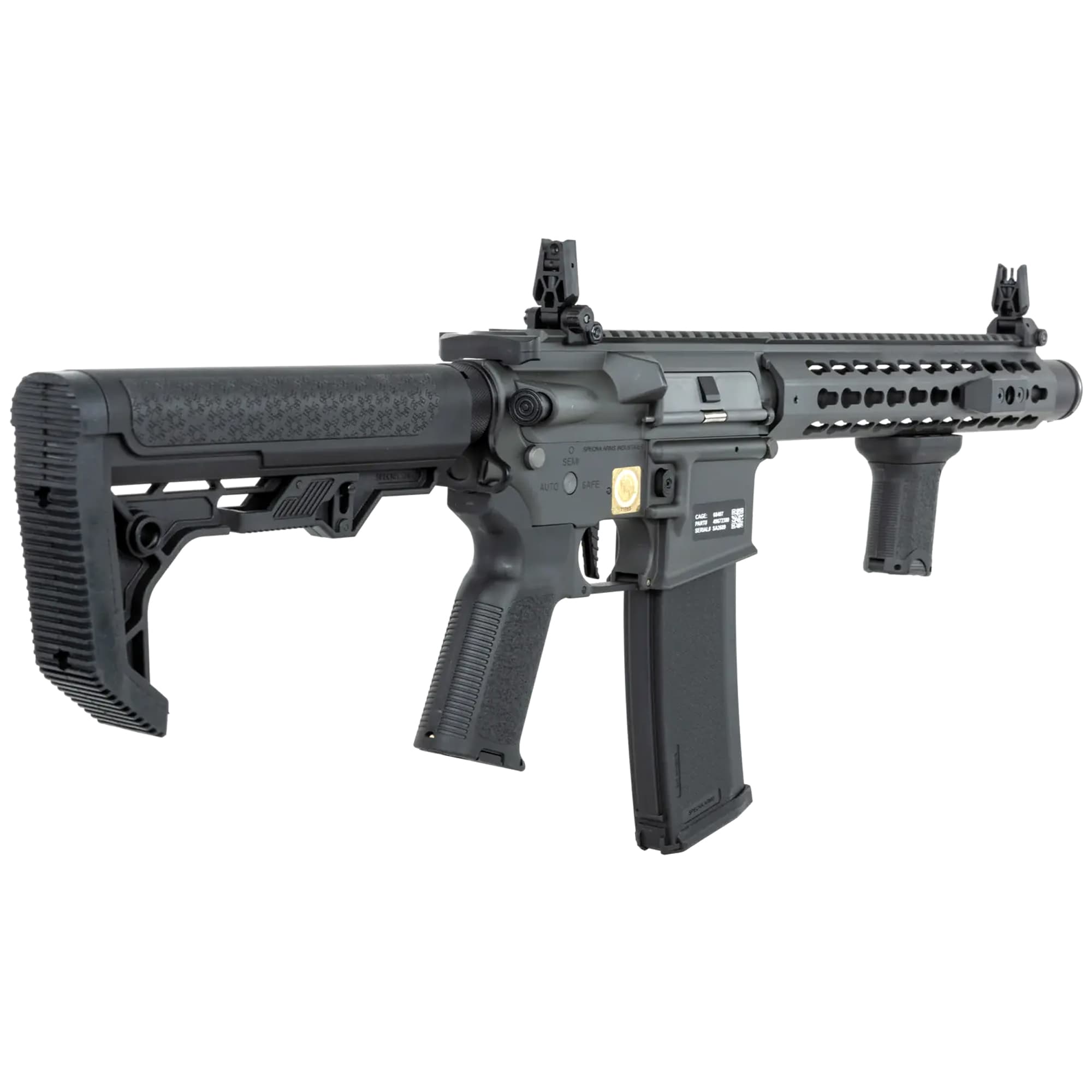 Karabinek szturmowy AEG Specna Arms RRA SA-P07 PRIME HAL ETU Light Ops Stock High Torque - Chaos Grey