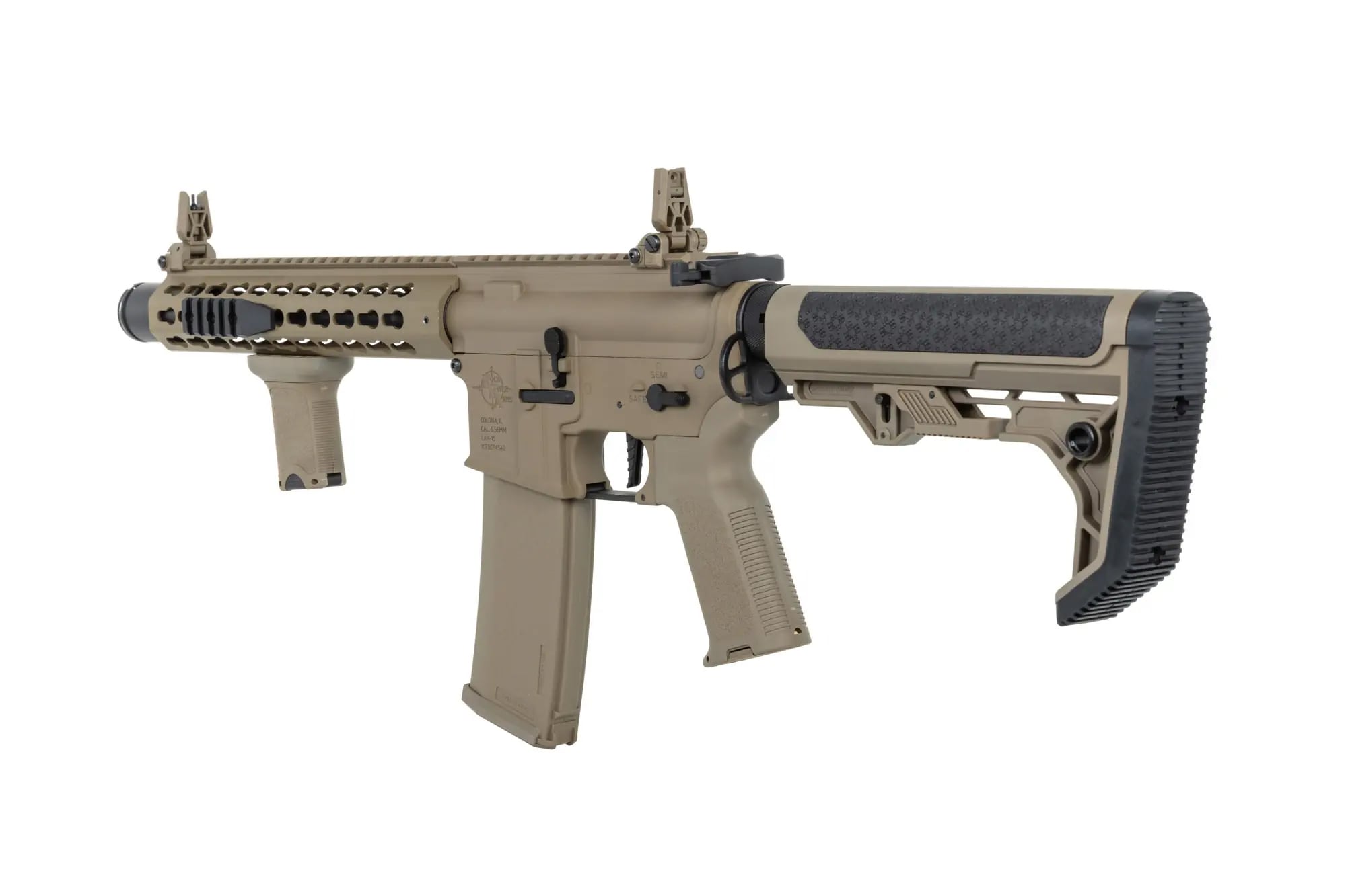 Karabinek szturmowy AEG Specna Arms RRA SA-P07 PRIME HAL ETU Light Ops Stock High Torque - Tan