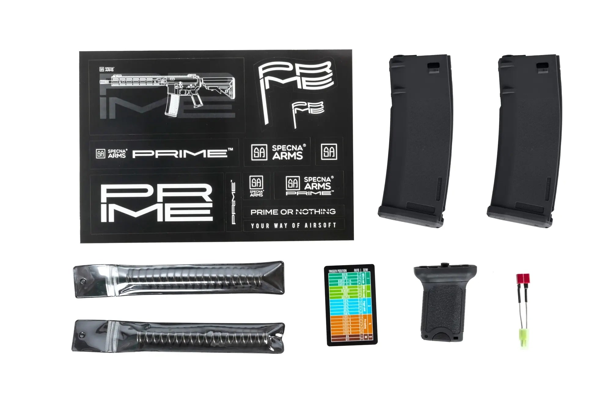 Karabinek szturmowy AEG Specna Arms RRA SA-P08 Prime HAL ETU Light Ops Stock High Torque - Black