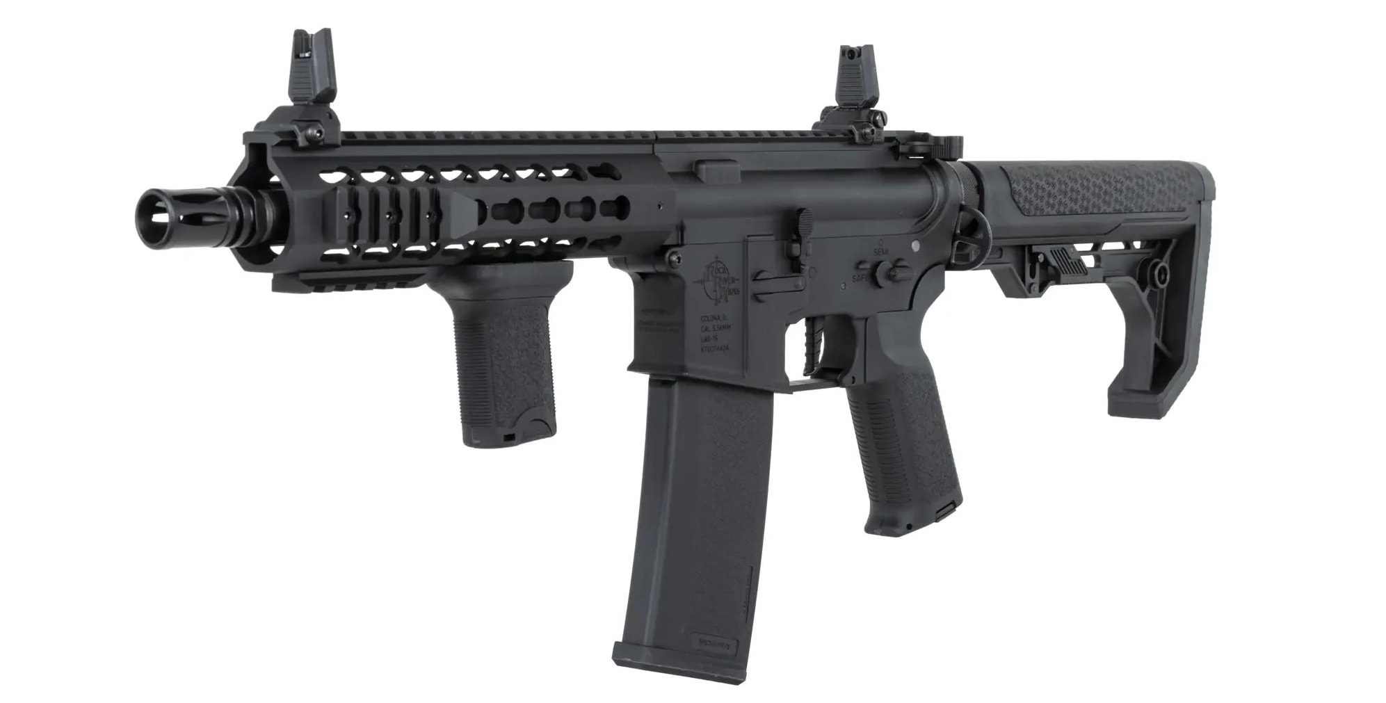 Karabinek szturmowy AEG Specna Arms RRA SA-P08 Prime HAL ETU Light Ops Stock High Torque - Black